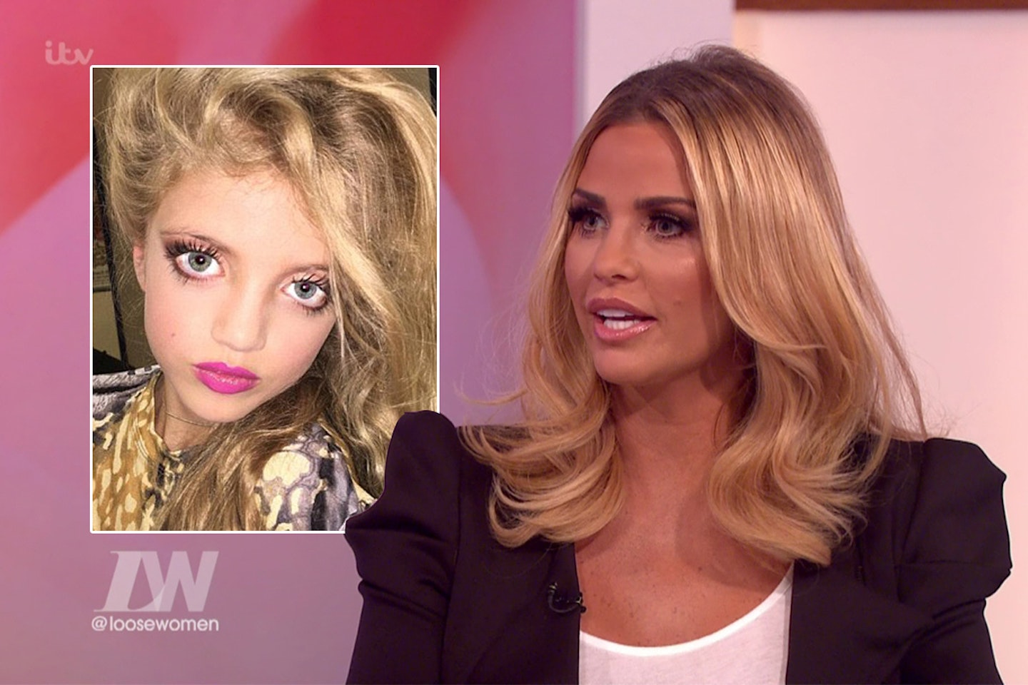katie price appears on loose women