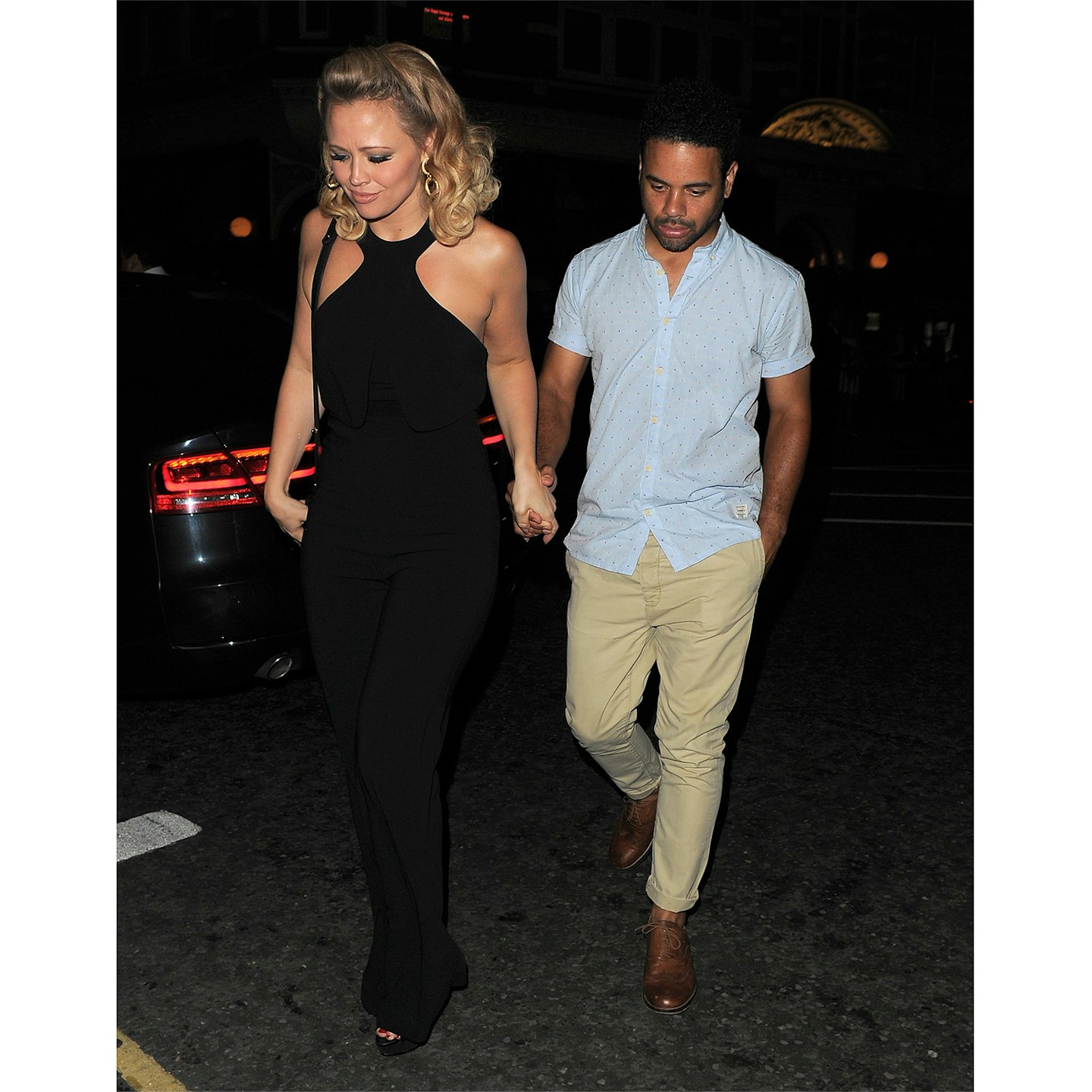 kimberley walsh and justin scott on night out