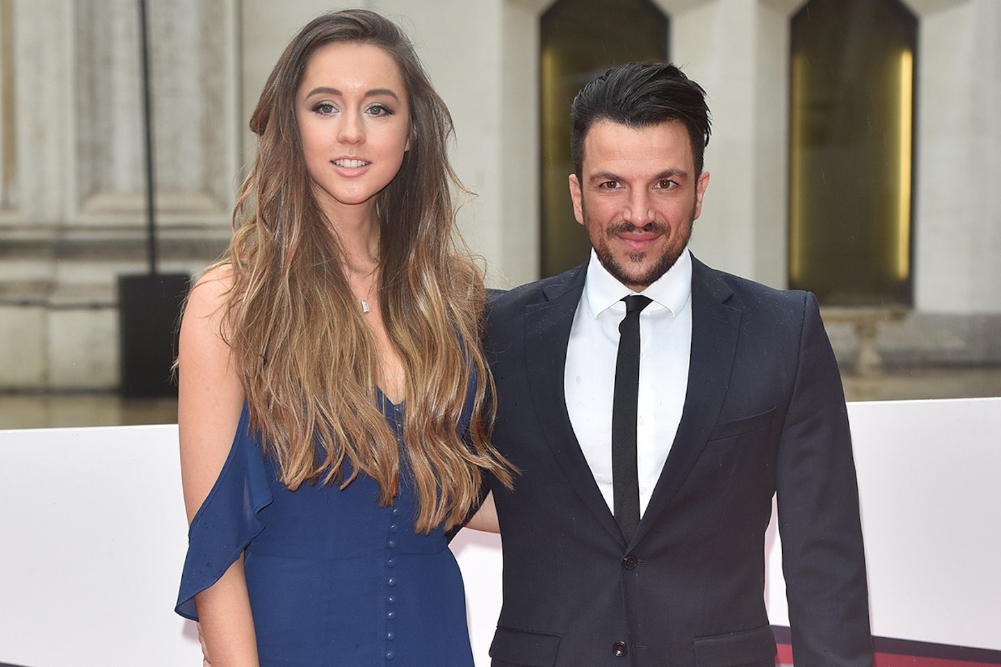 peter andre and emily macdonagh at the millies