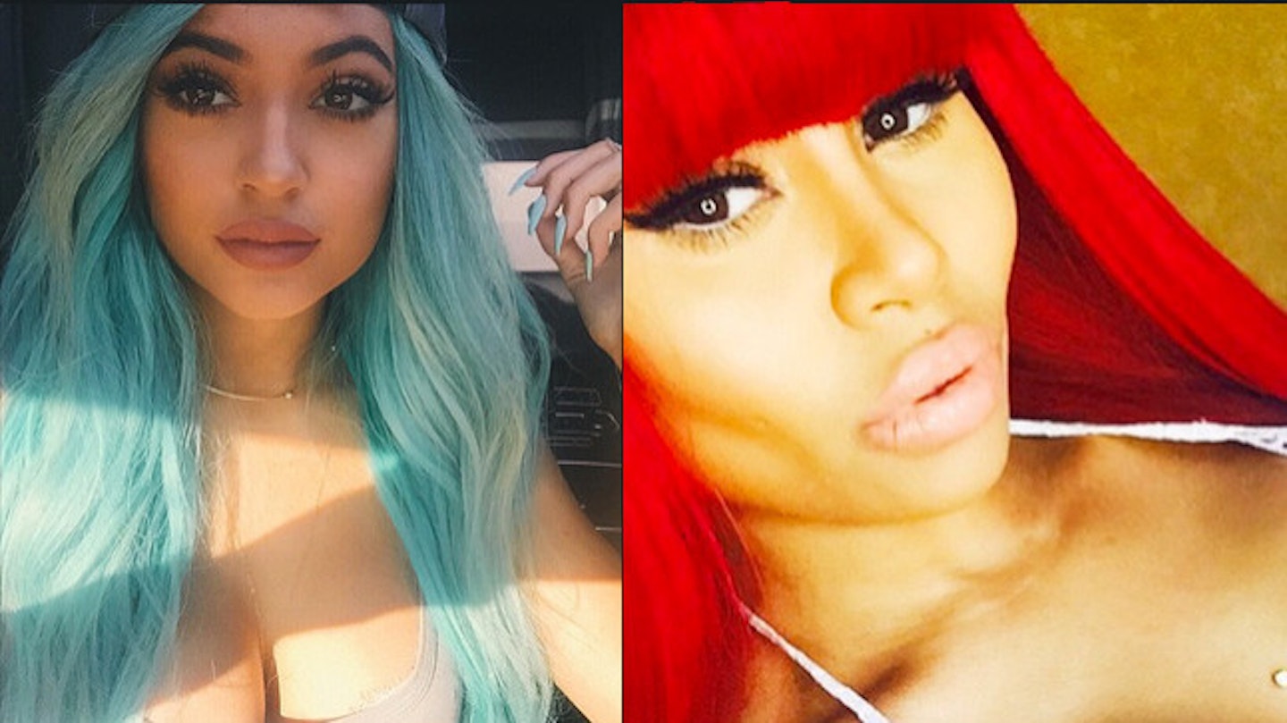 blac-chyna-kylie-jenner-bright-hair