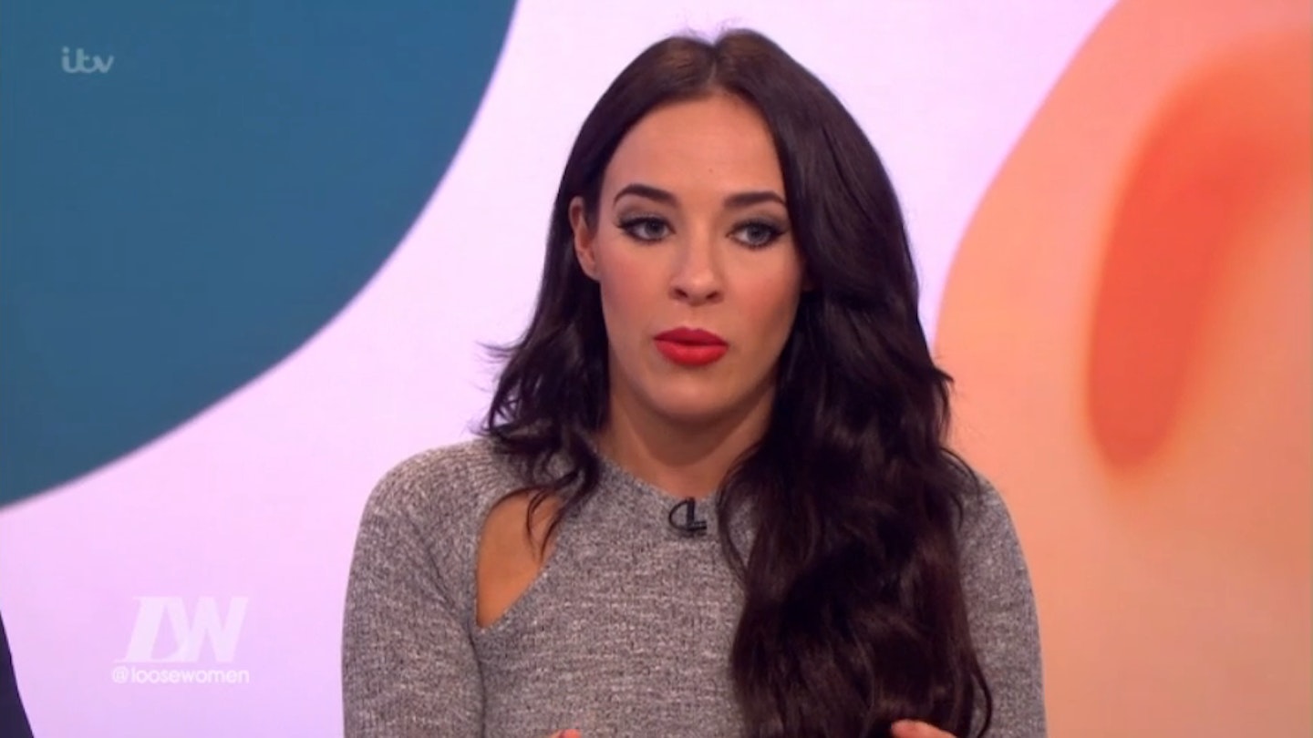 stephanie davis cries on loose women as she talks about jeremy mcconnell