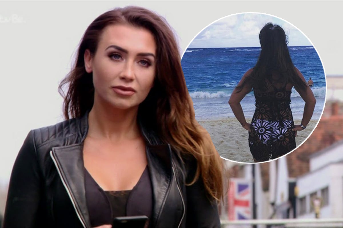 Lauren Goodger gushes over Jake McLean in candid shots from