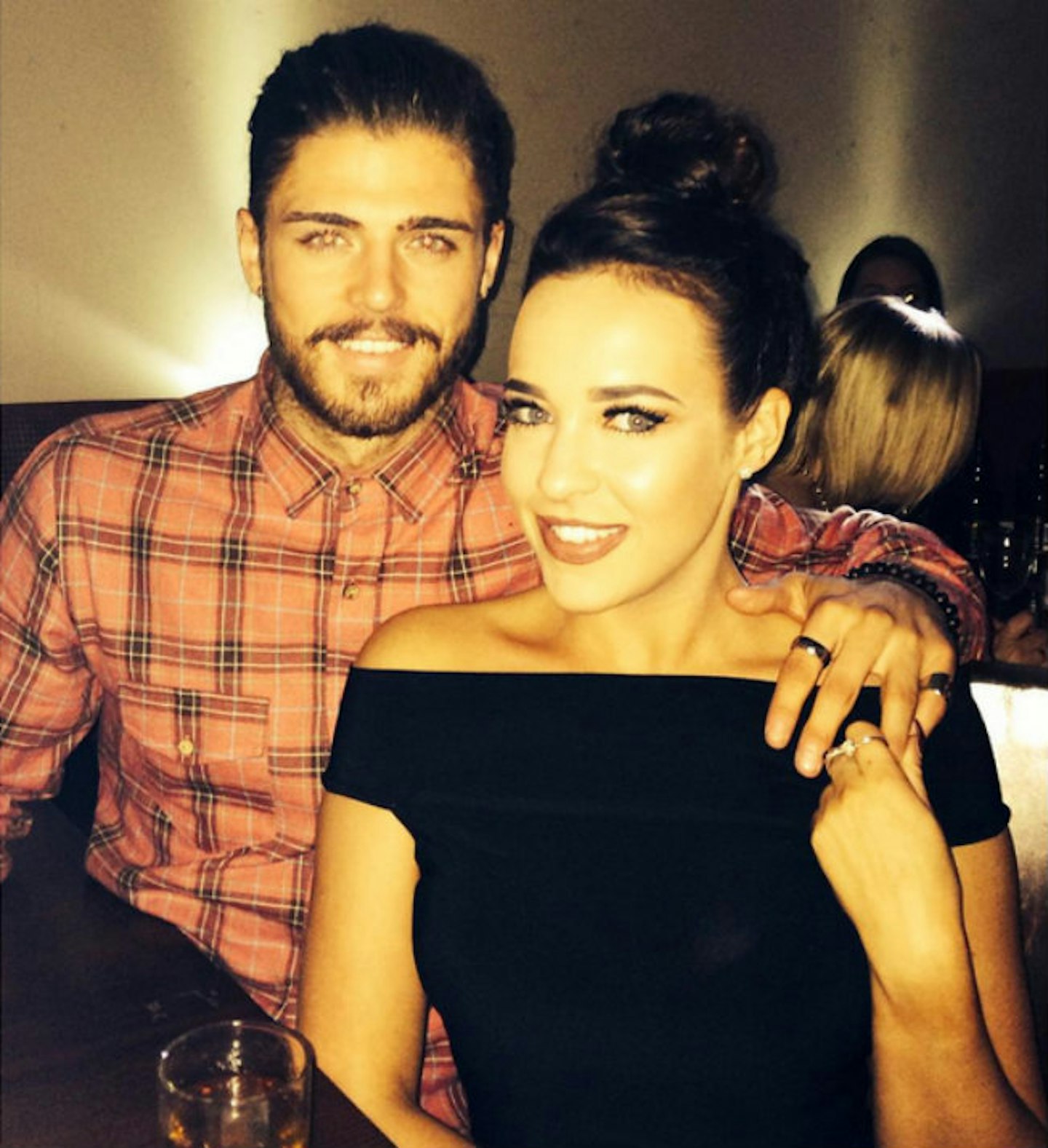 Steph with boyfriend Sam Reece (yeah, that one off First Dates)