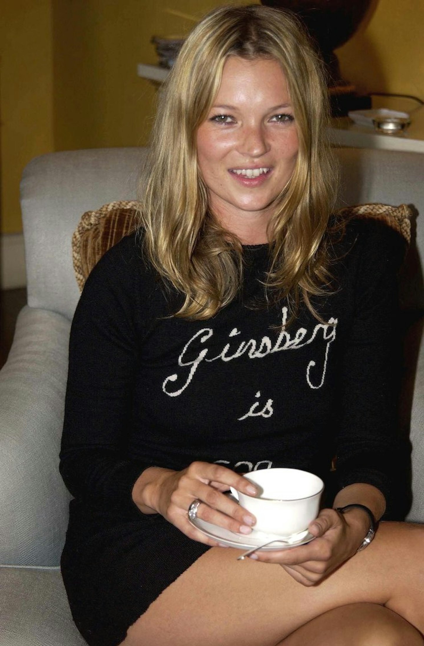 Kate Moss At The White Tea And Diamonds Tea Party In Claridges, London &ndash; April 2003 [Rex]