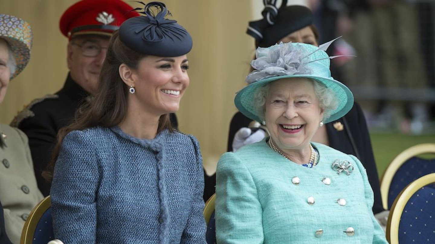 Kate Middleton and The Queen