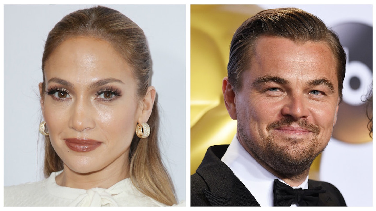 Jennifer Lopez and Leonardo DiCaprio