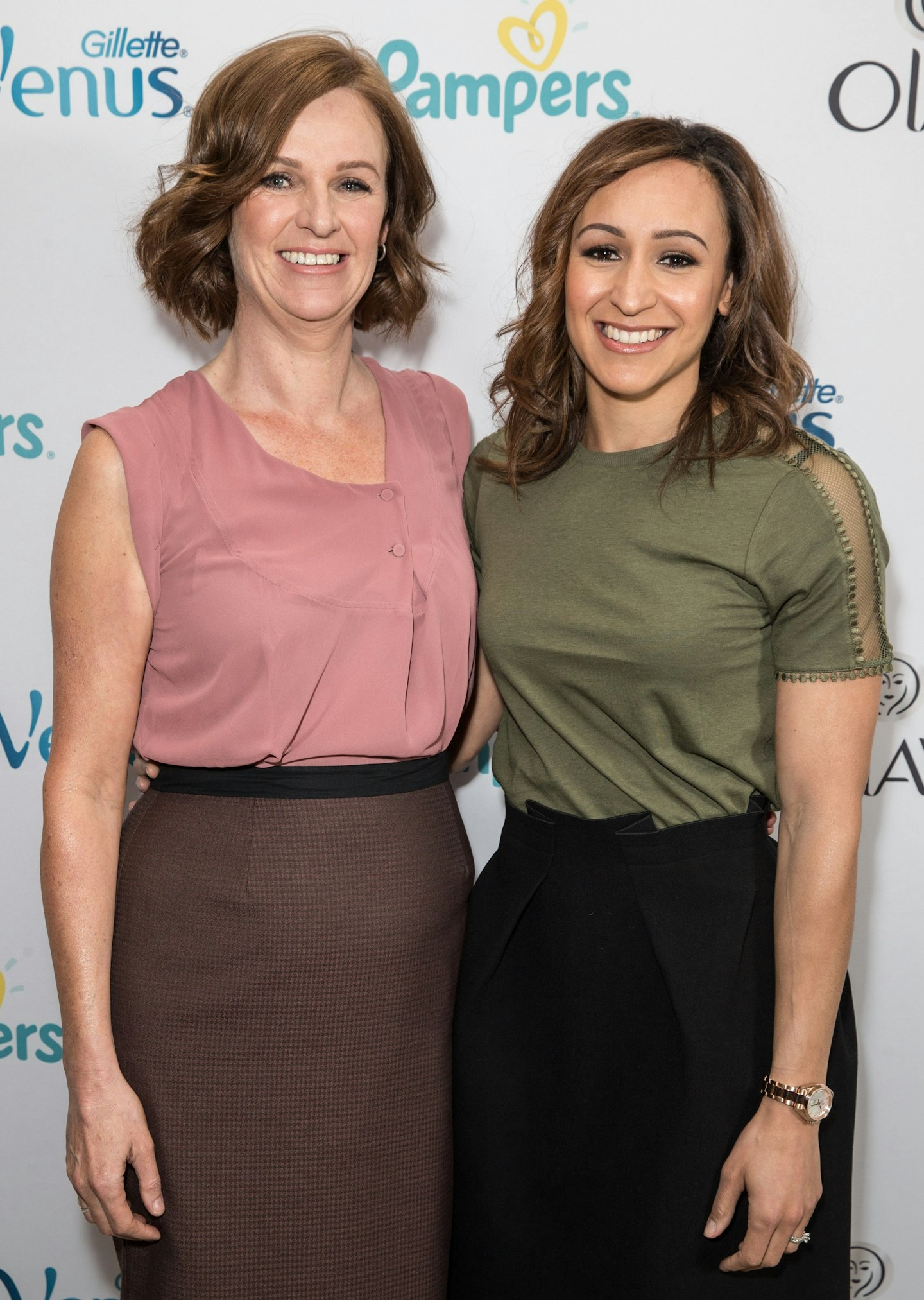 Jessica Ennis-Hill and her mum Alison Powell at the P&G Thank You Mum campaign