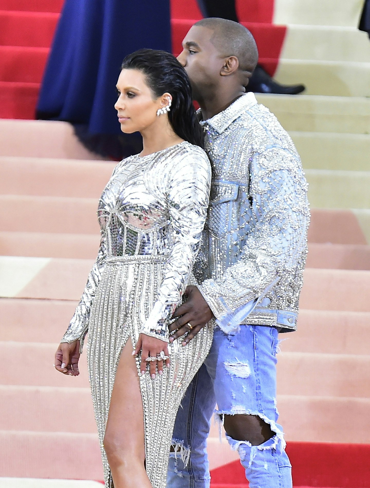 kim kardashian met gala kanye west