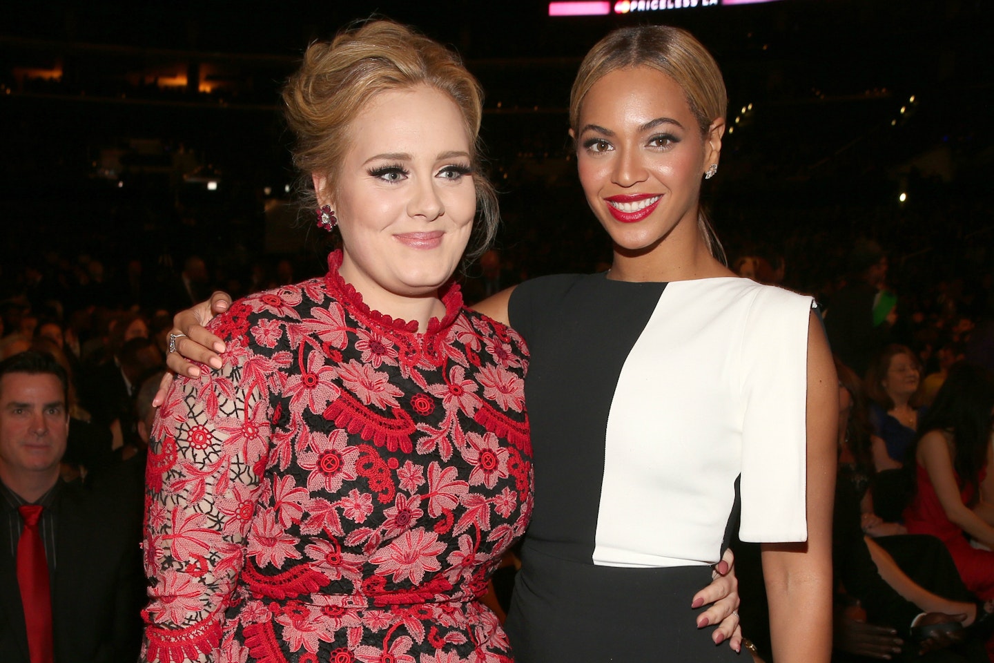 Adele and Beyonce Grammys 2013