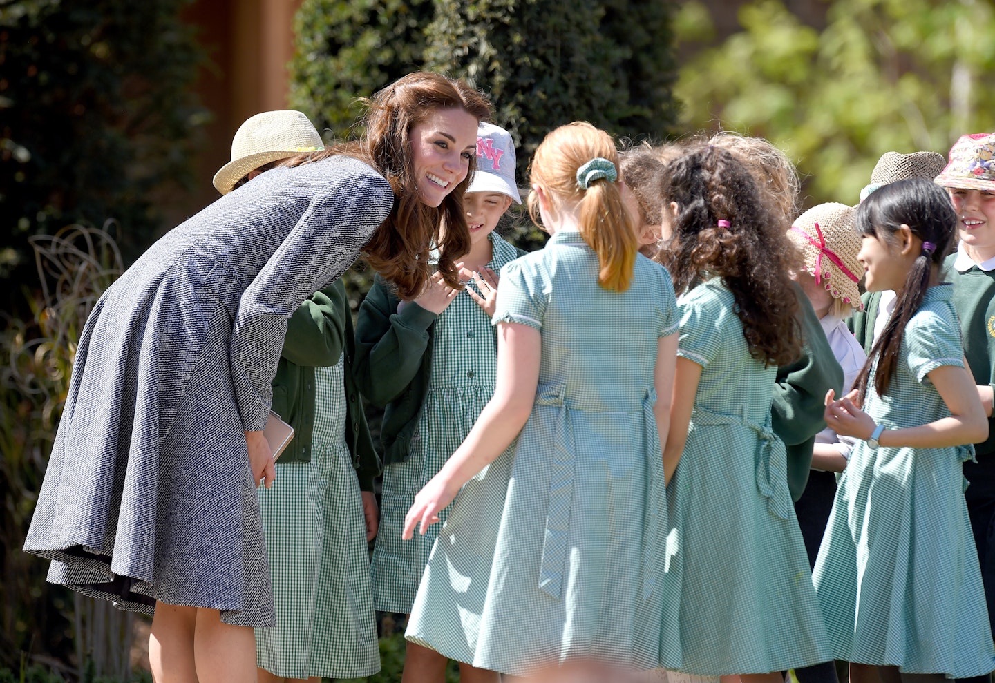 kate middleton, duchess of cambridge, hampton court, magic garden, royal family