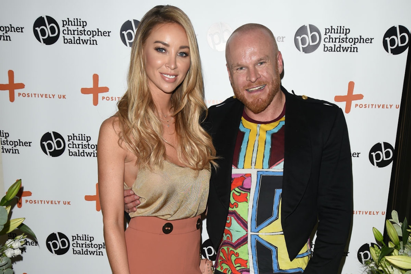 TOWIE's Chloe Meadows and Courtney Green supported the charity Lauren Pope caught up with Philip Christopher Baldwin