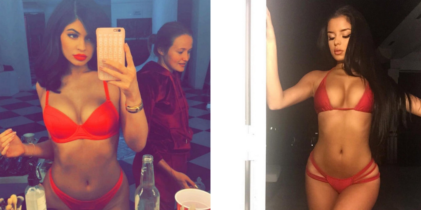 kylie demi rose collage