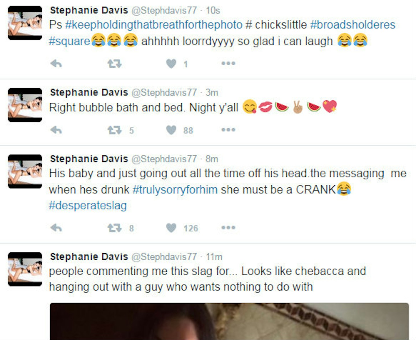 stephanie davis deleted tweet 1