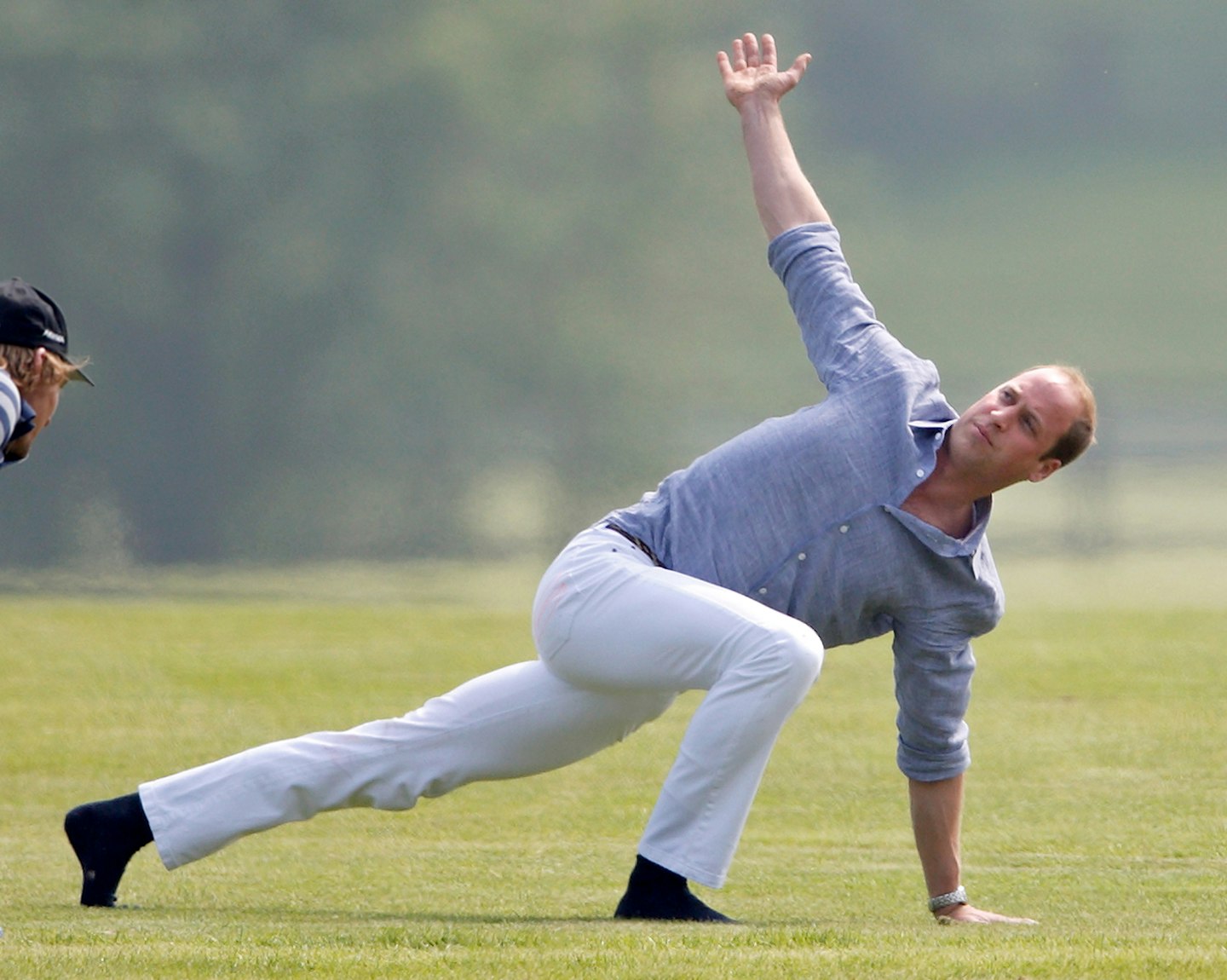 Prince William yoga polo match