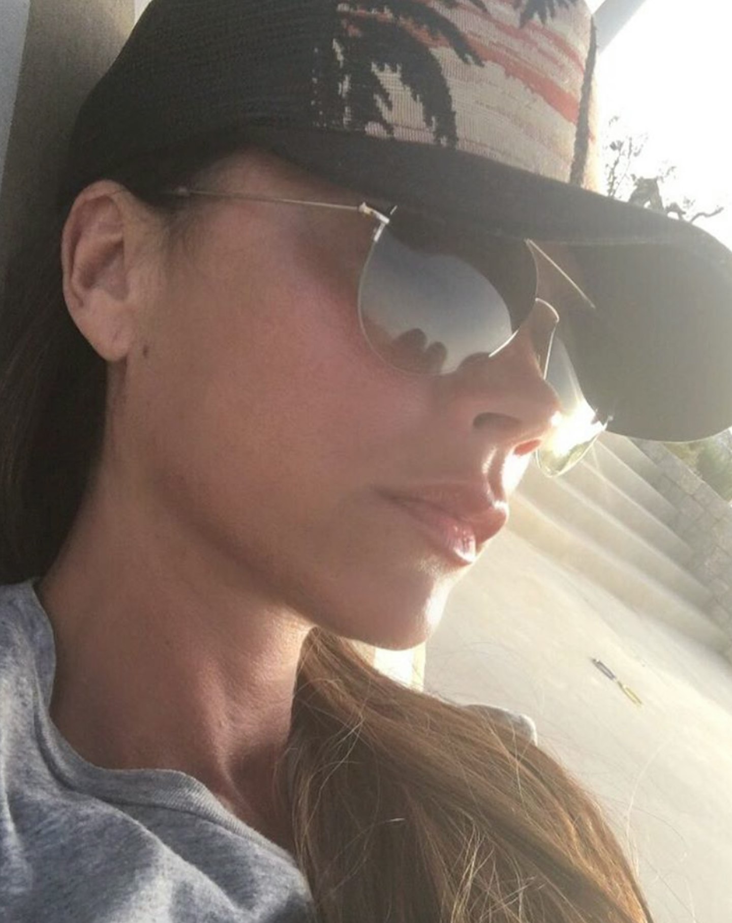 Victoria Beckham suns herself on holiday