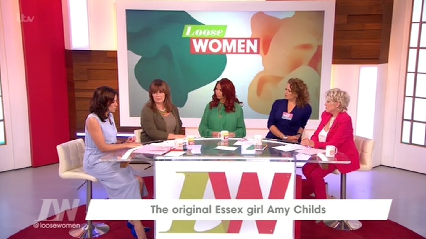 Amy Childs on Loose Women