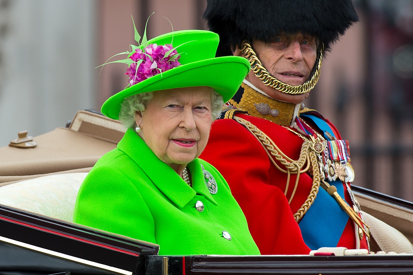 Trooping the Colours Parade Queen's 90th Birthday