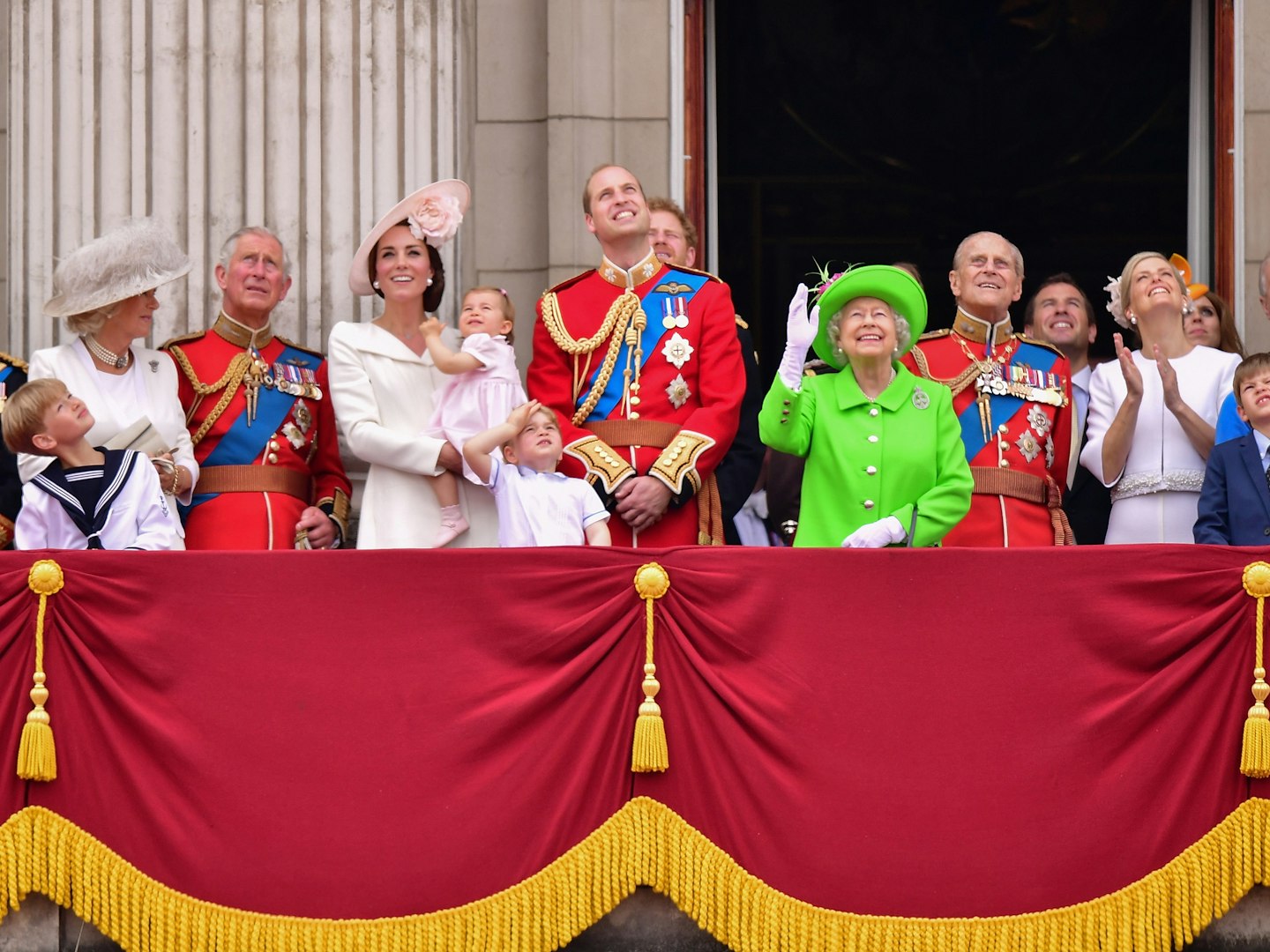 Trooping the Colours Parade Queen's 90th Birthday