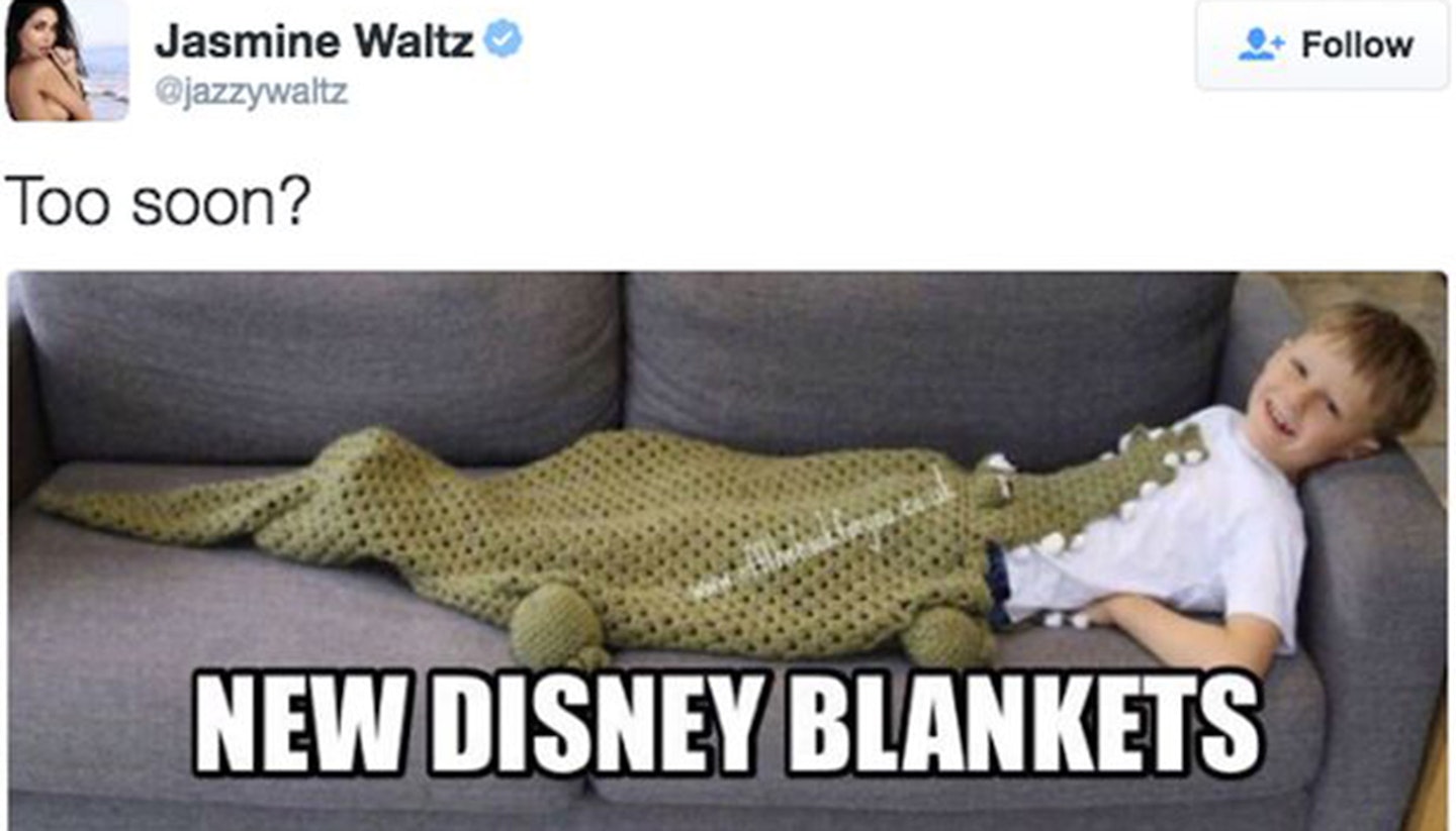 Jasmine Waltz - twitter joke