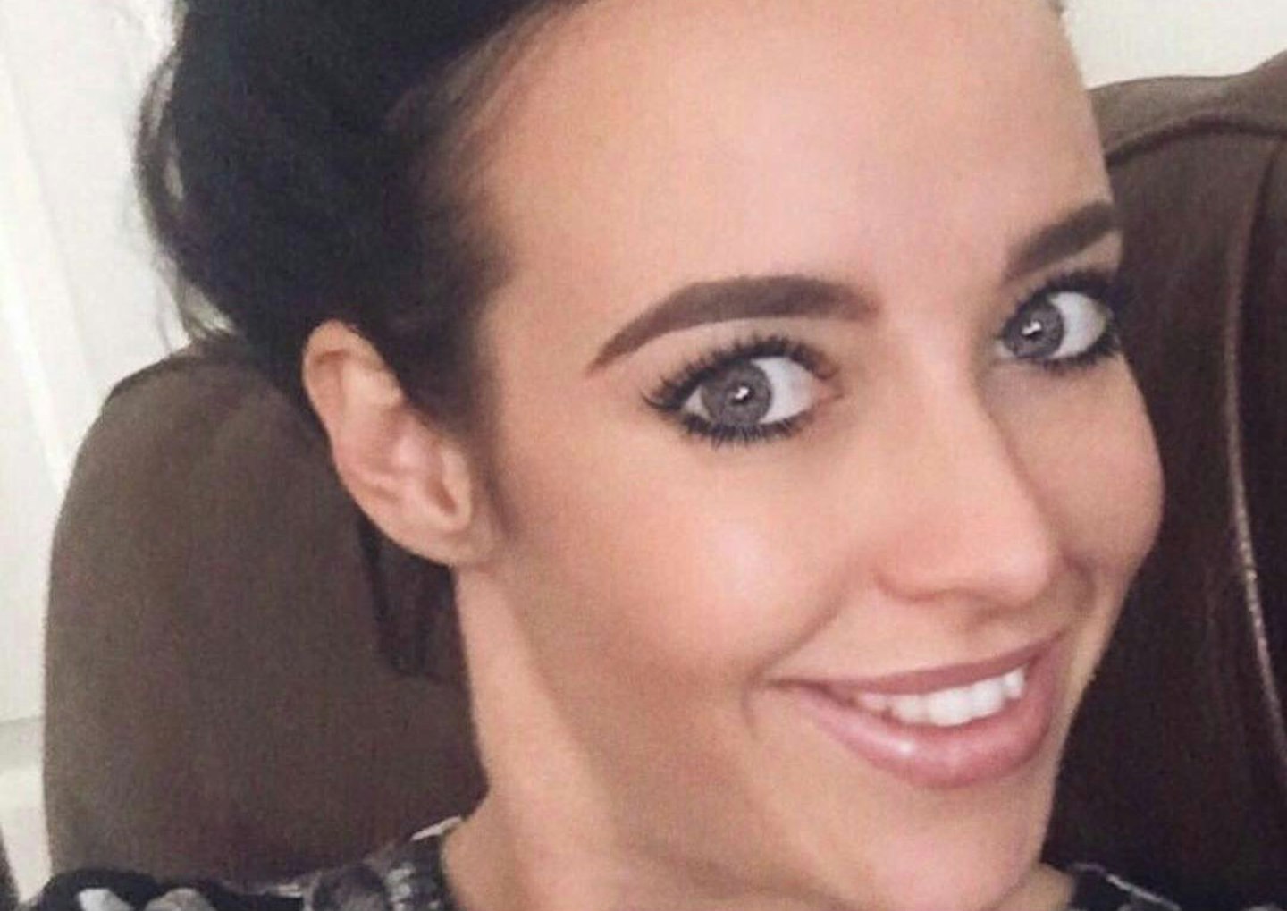 stephanie davis brunette bun