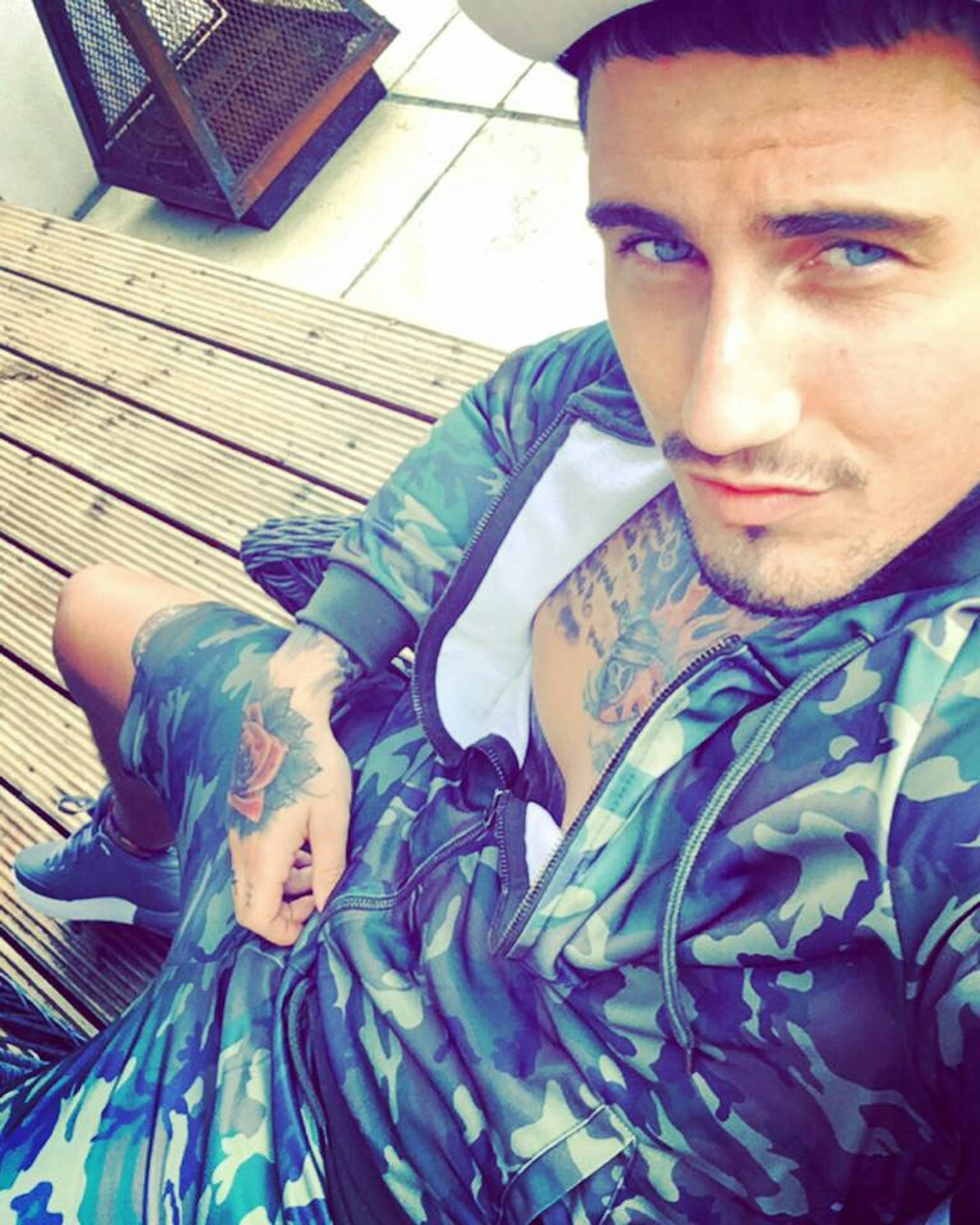 jeremy mcconnell camoflage onesie