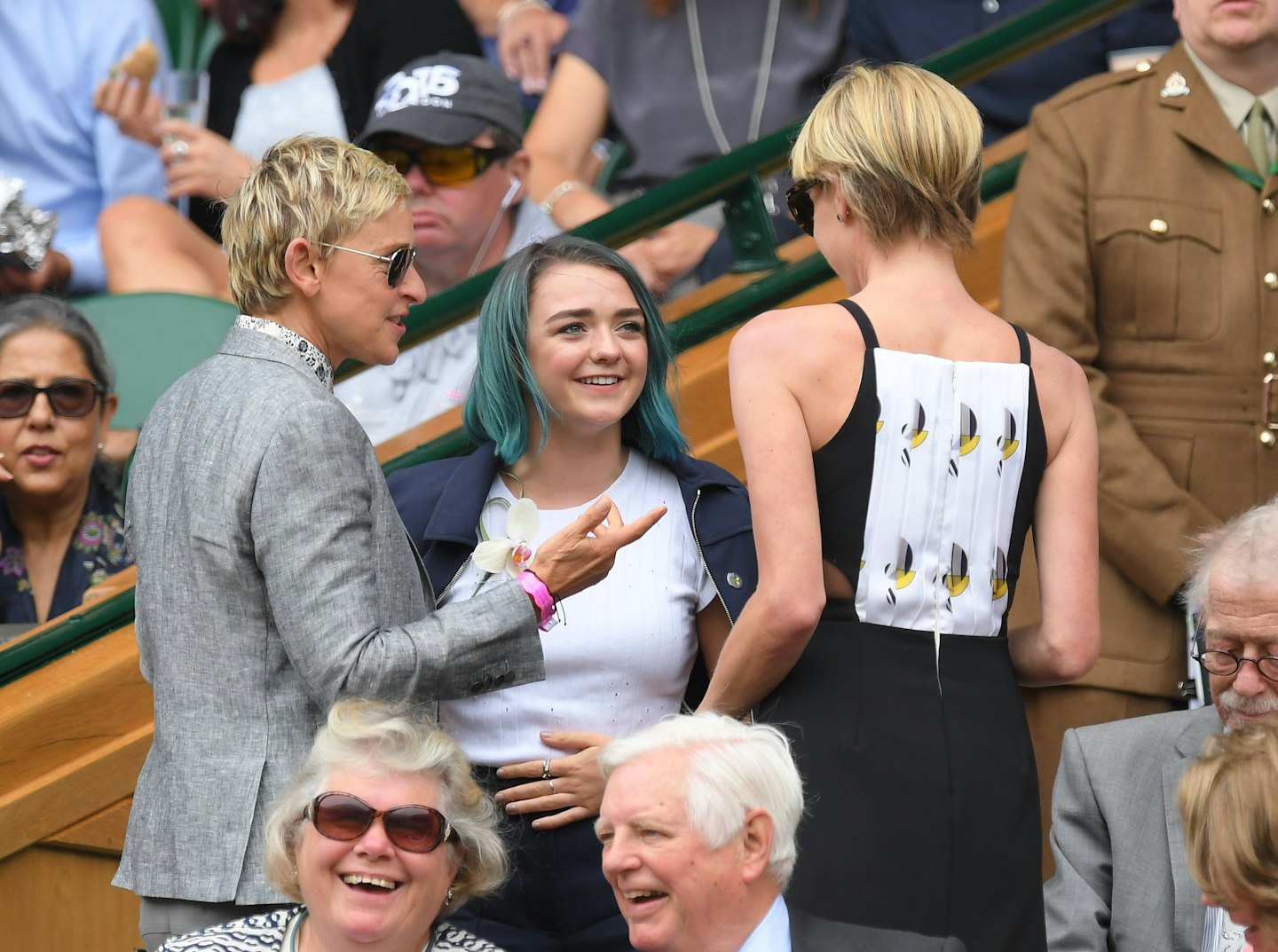 Beyonce at Wimbledon 2016 Final