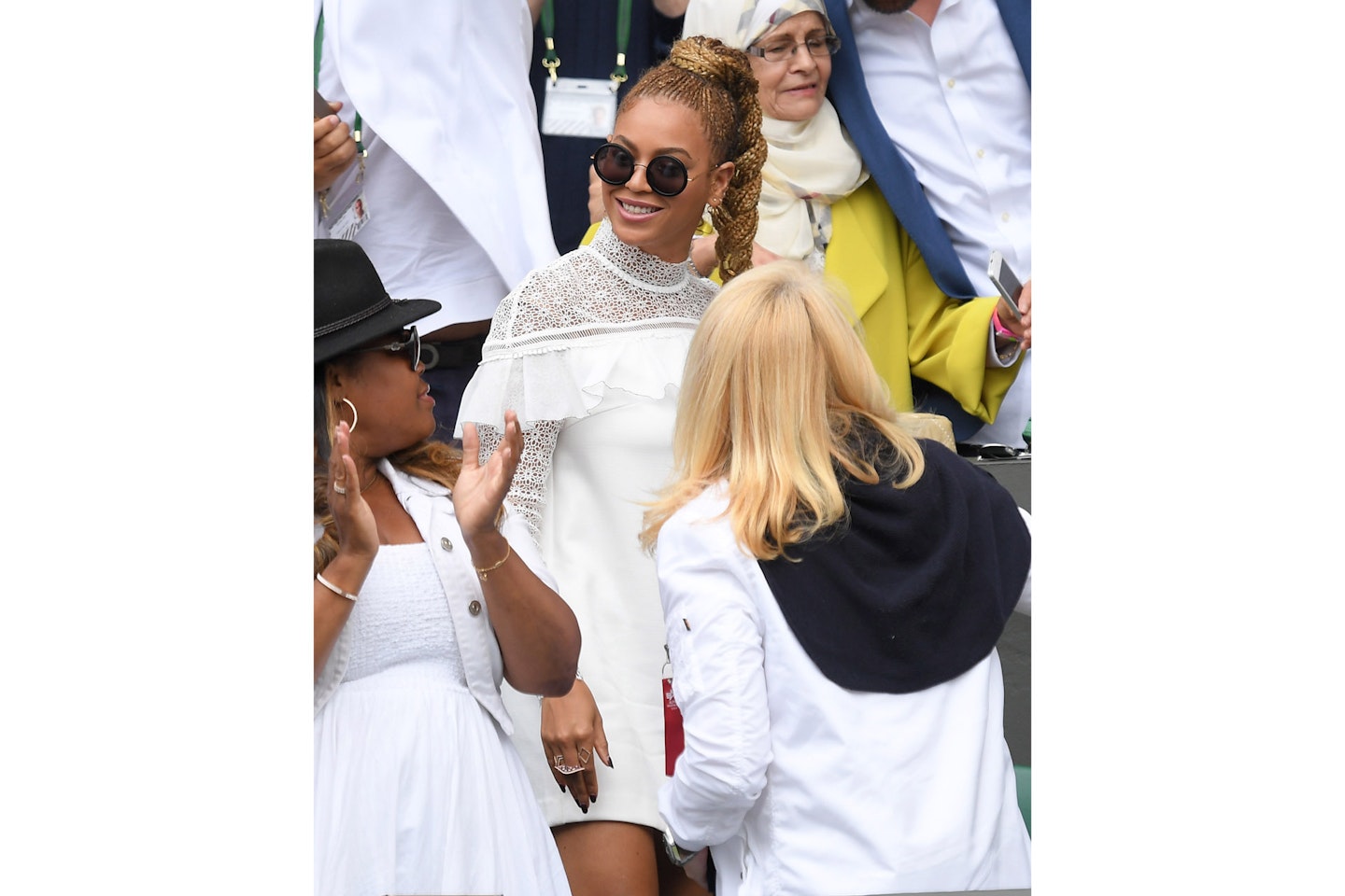 Beyonce at Wimbledon 2016 Final