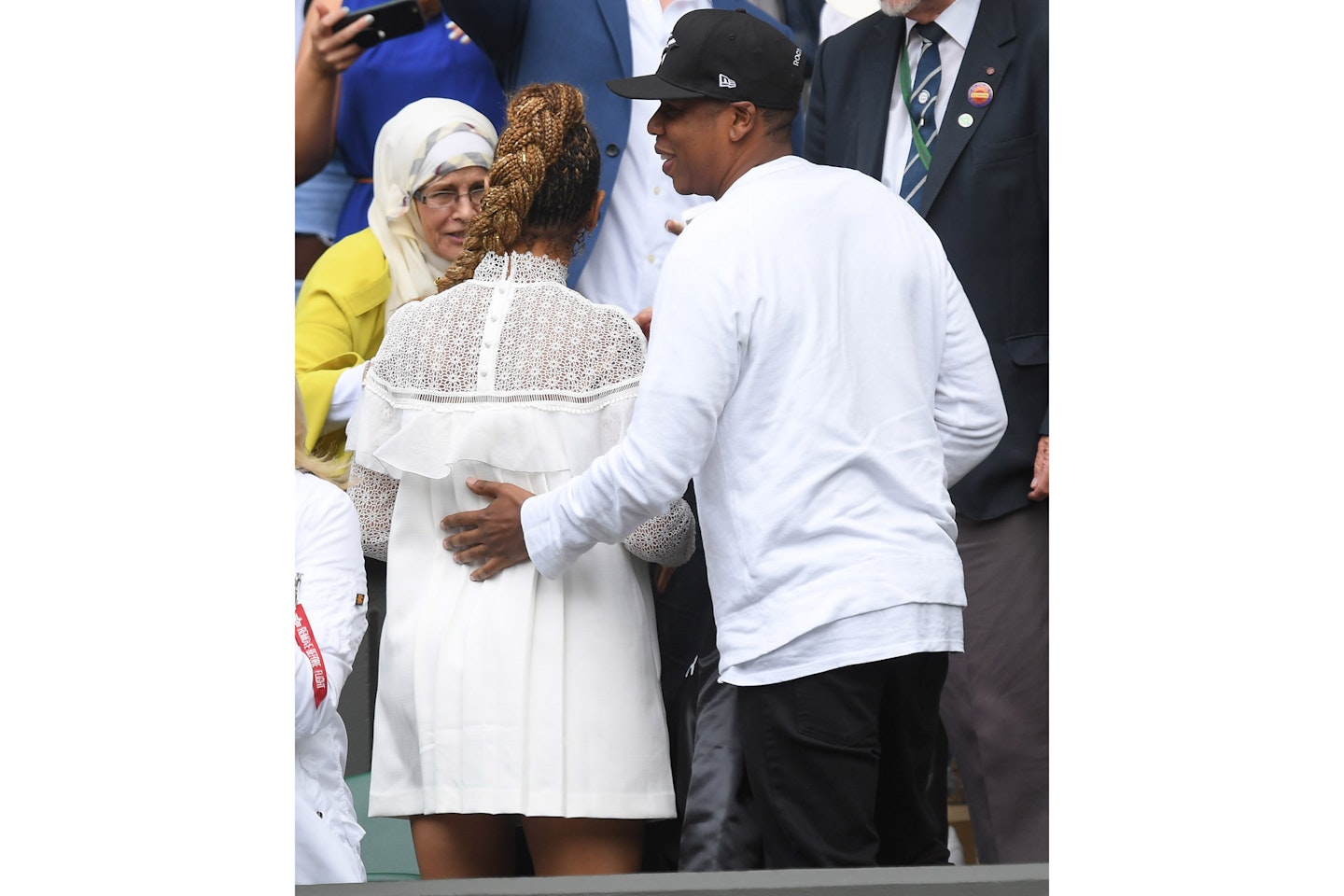 Beyonce at Wimbledon 2016 Final