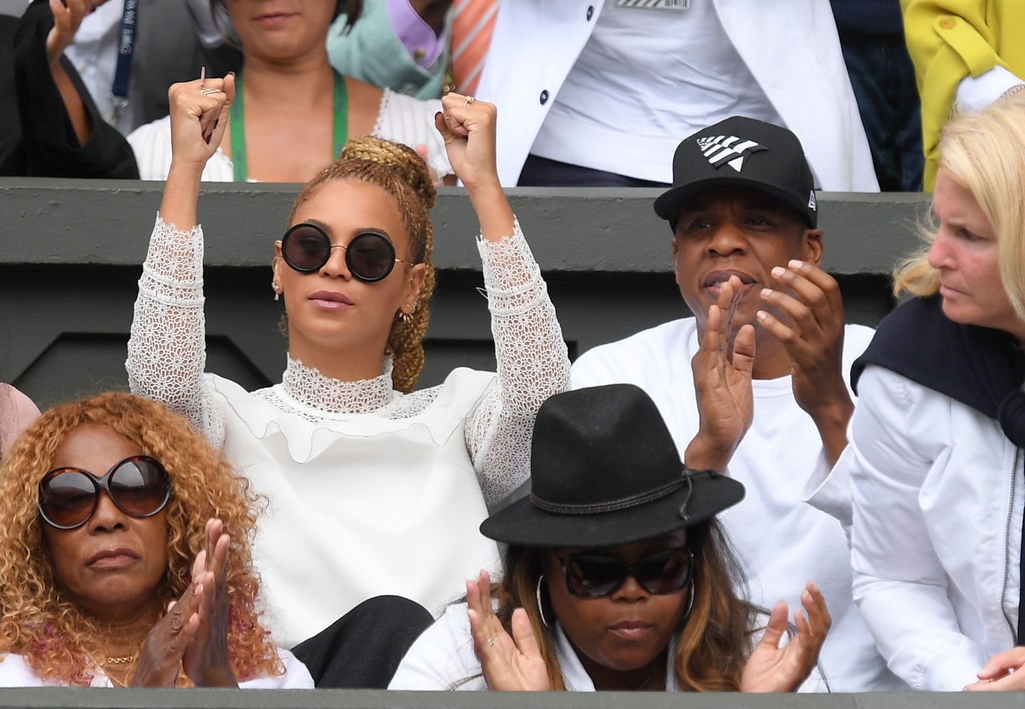 Beyonce at Wimbledon 2016 Final