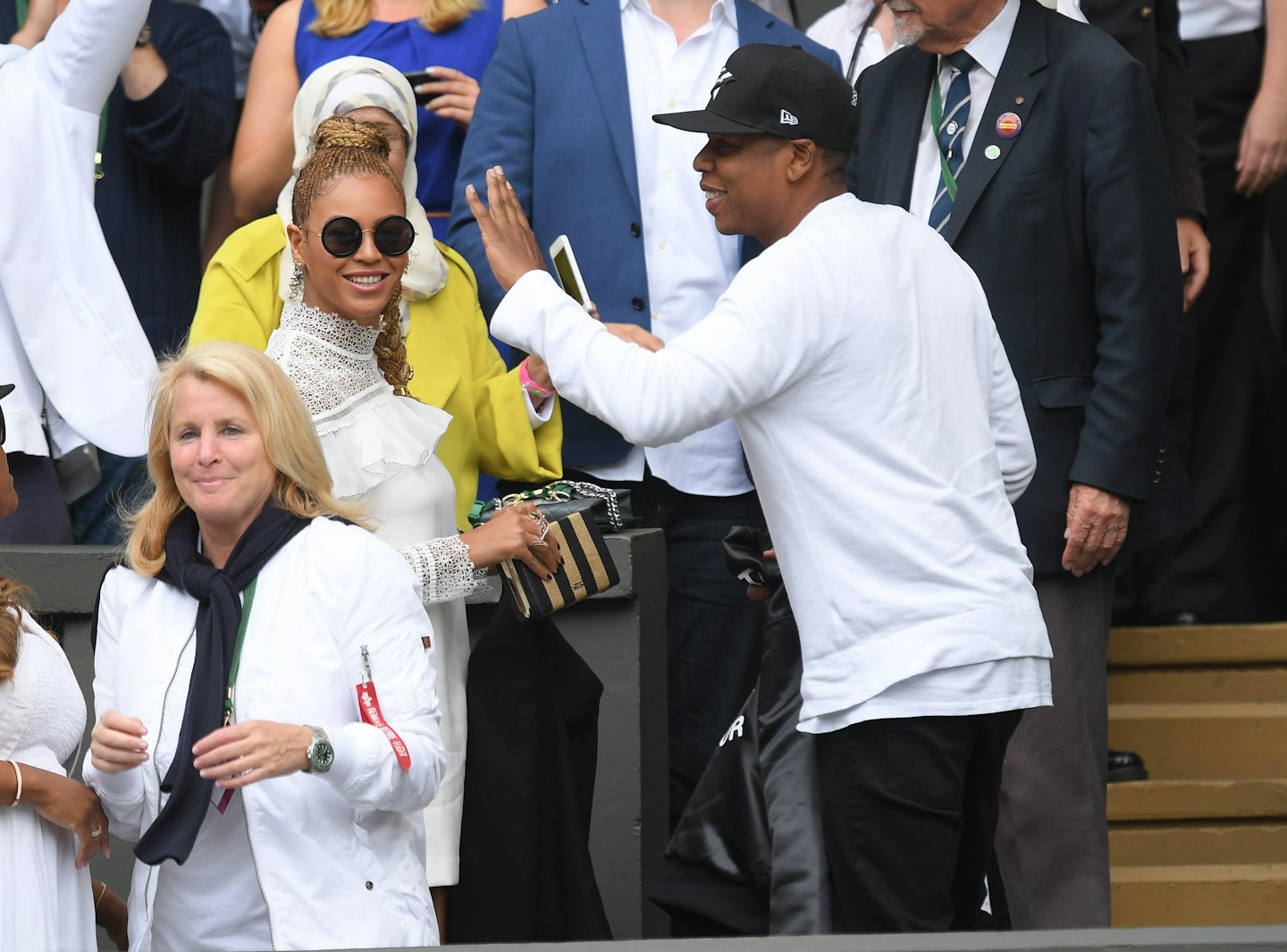 Beyonce at Wimbledon 2016 Final
