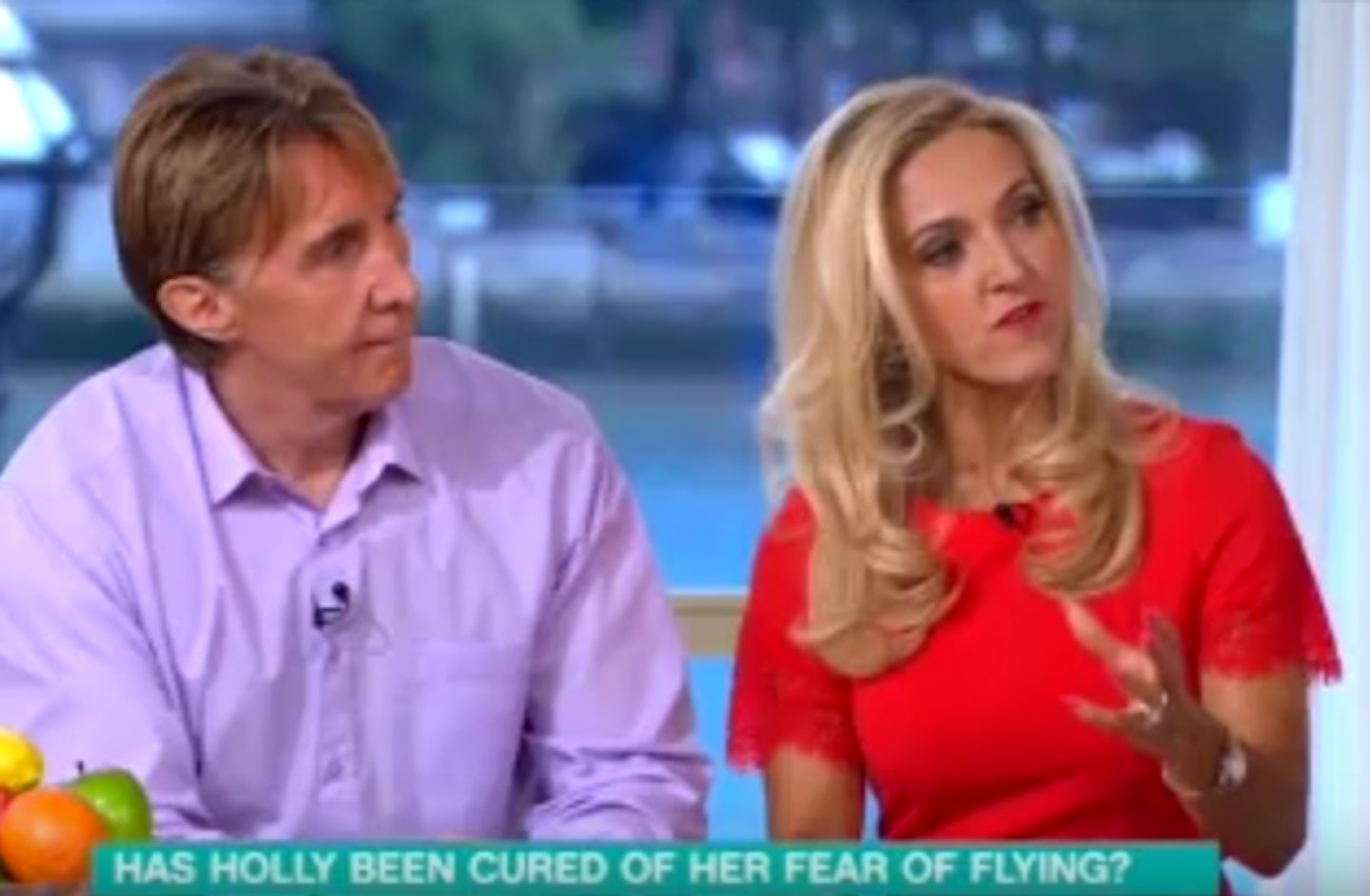 Holly Willoughby flying phobia