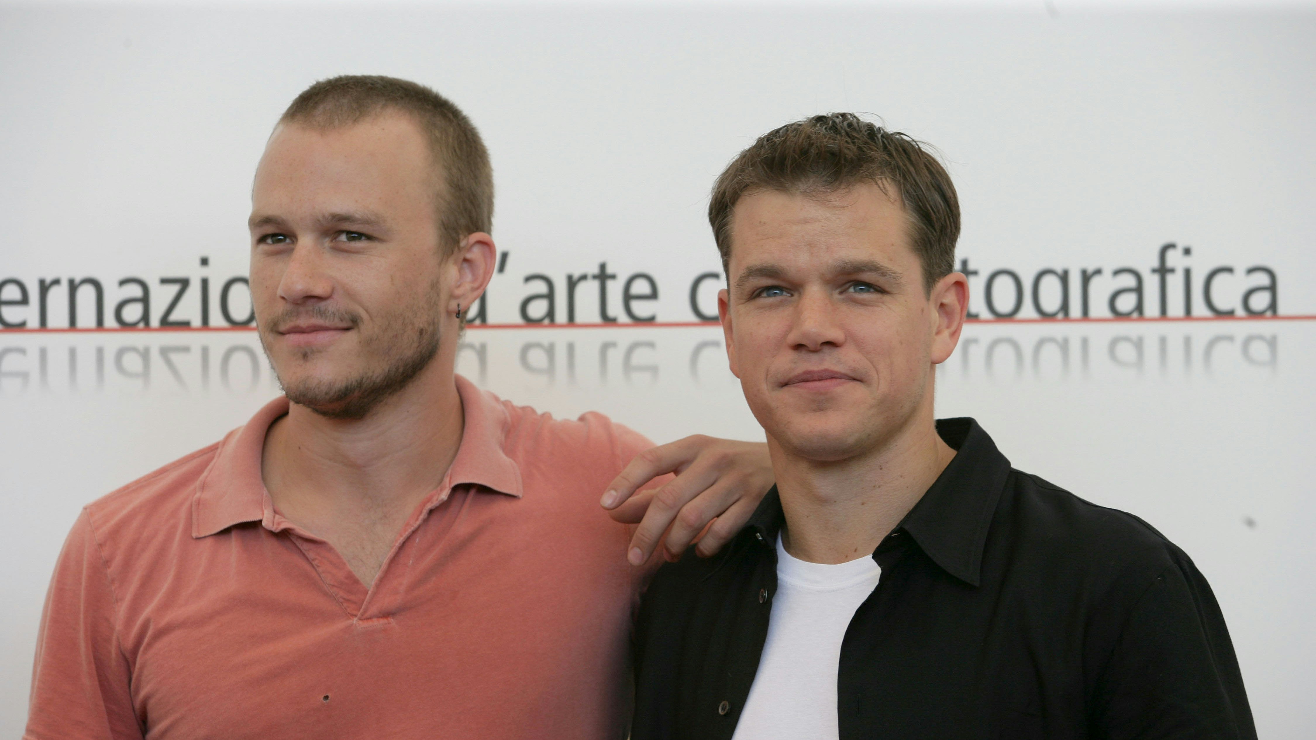 Matt Damon and Heath Ledger
