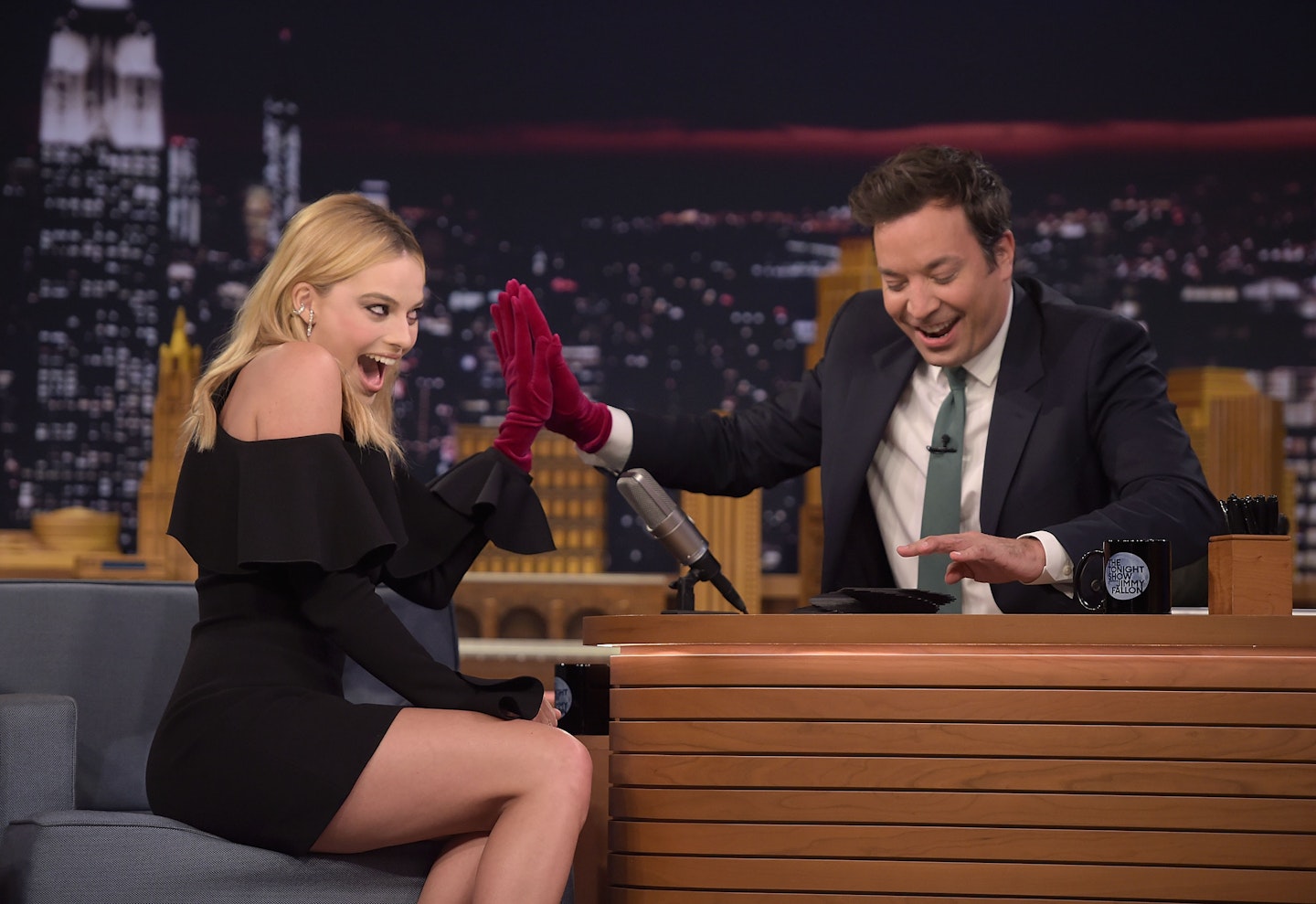 Margot Robbie on Jimmy Fallon show