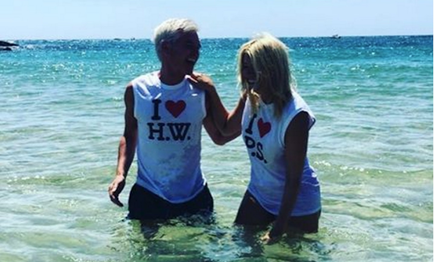 Holly Willoughby and Phillip Schofield holiday