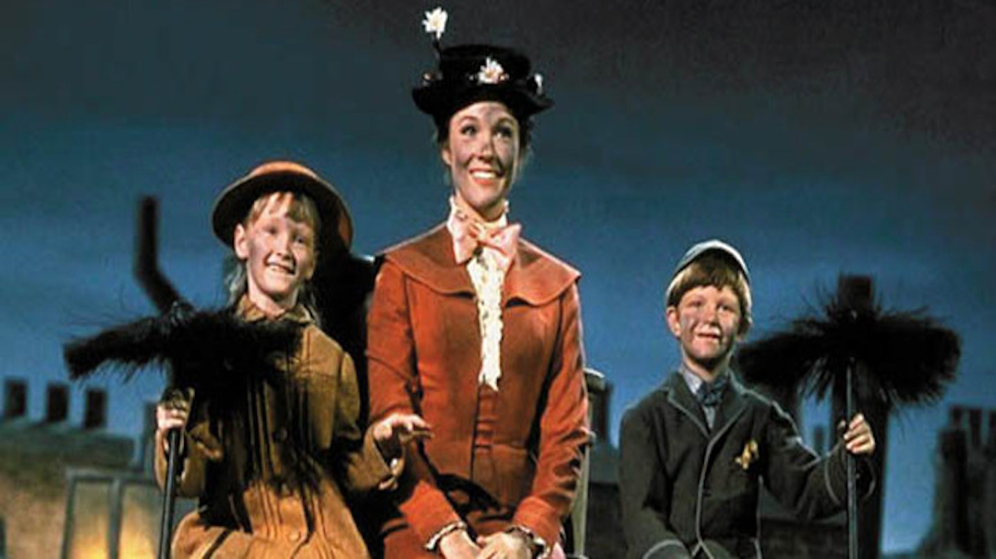 Mary Poppins and children