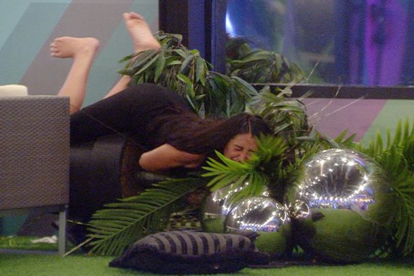 Cbb Marnie Simpson Faceplants A Tree In Meltdown After Lewis Bloors Eviction Celebrity Heat