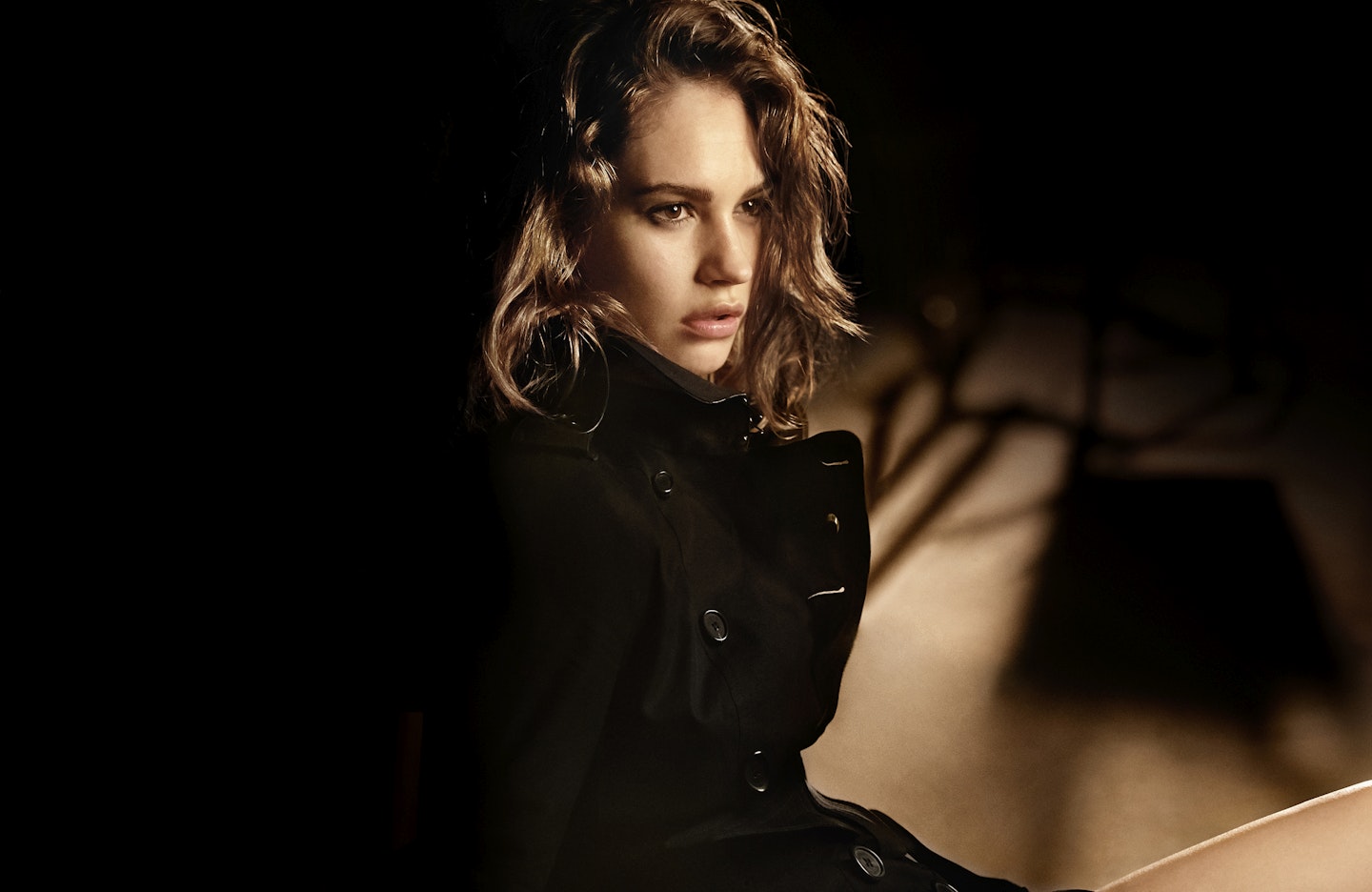 lily james burberry fragrance