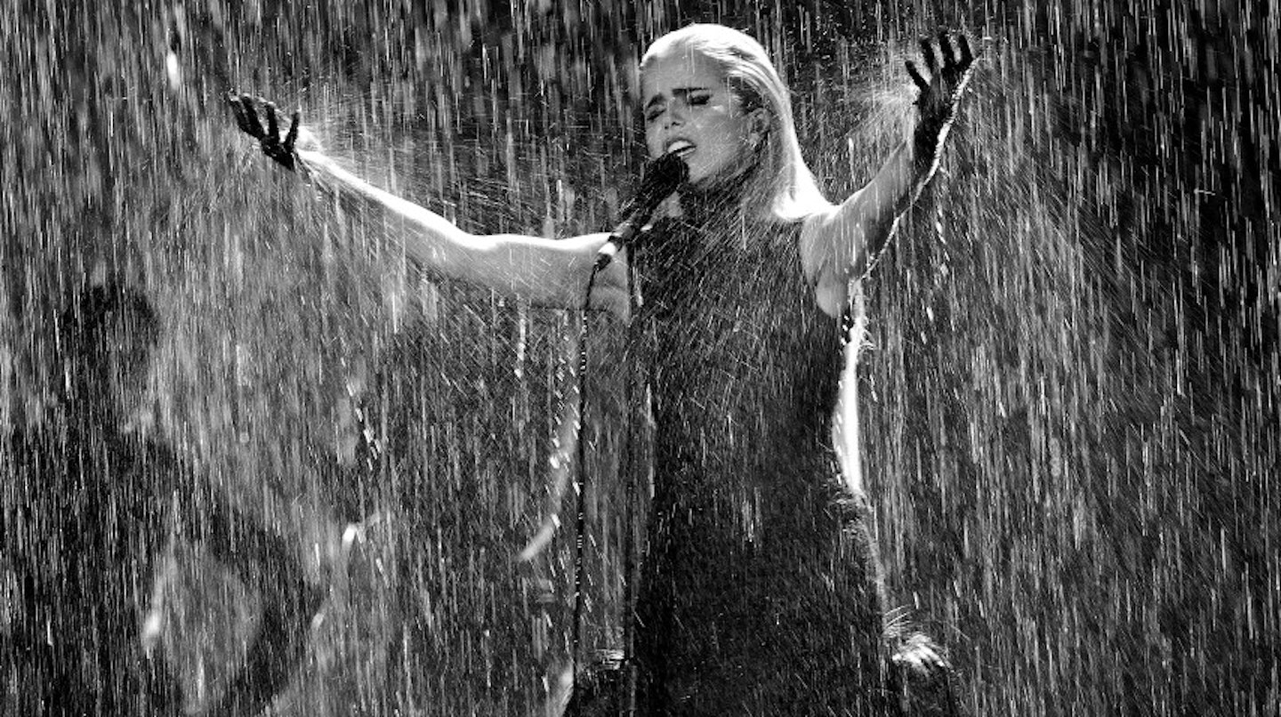 Paloma Faith performing at the Brit Awards 2015