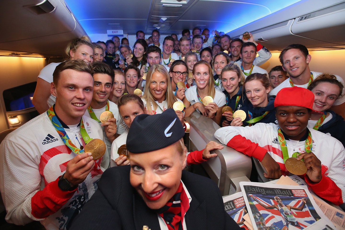 Team GB selfie