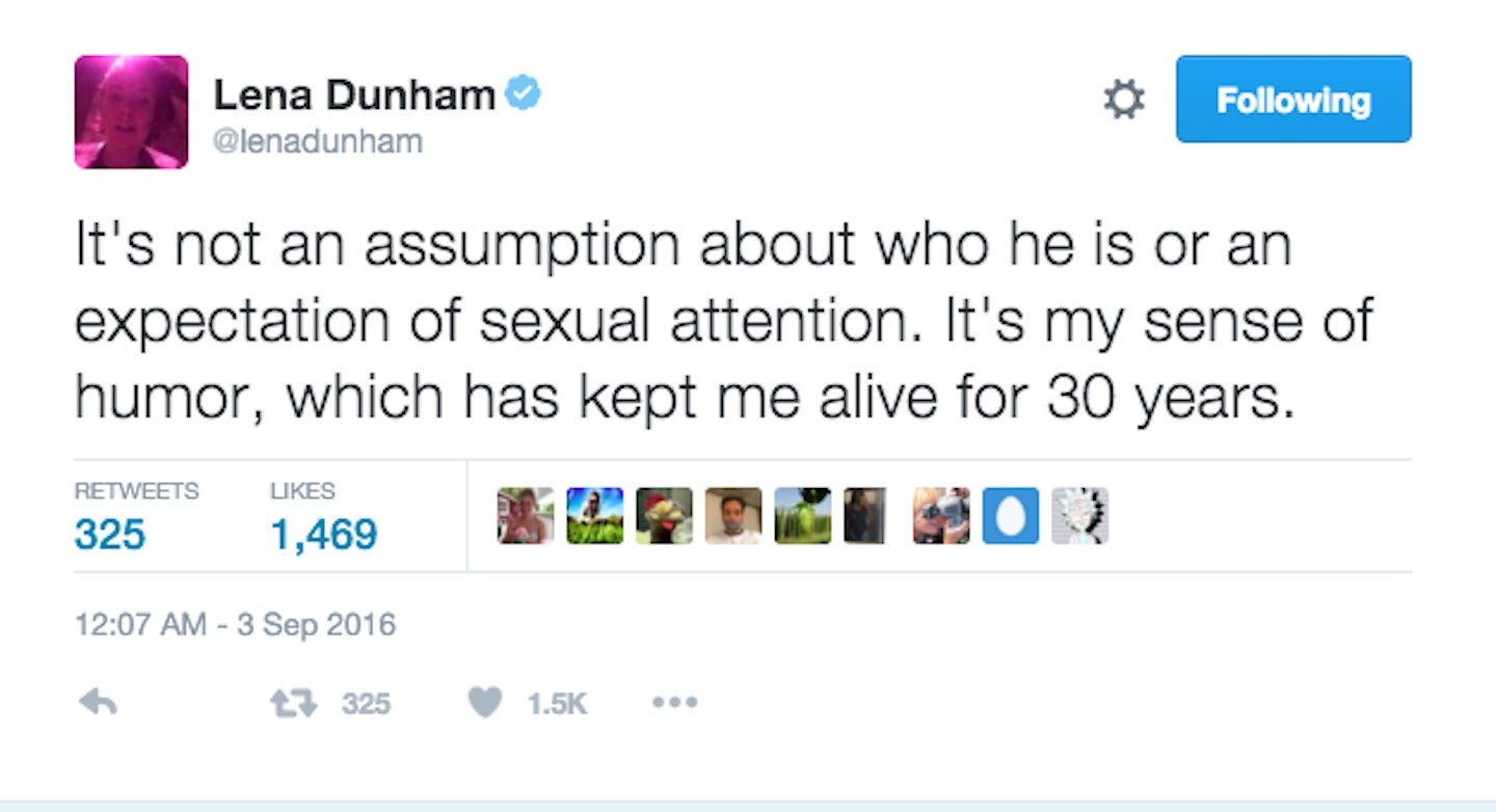 Lena Dunham tweets