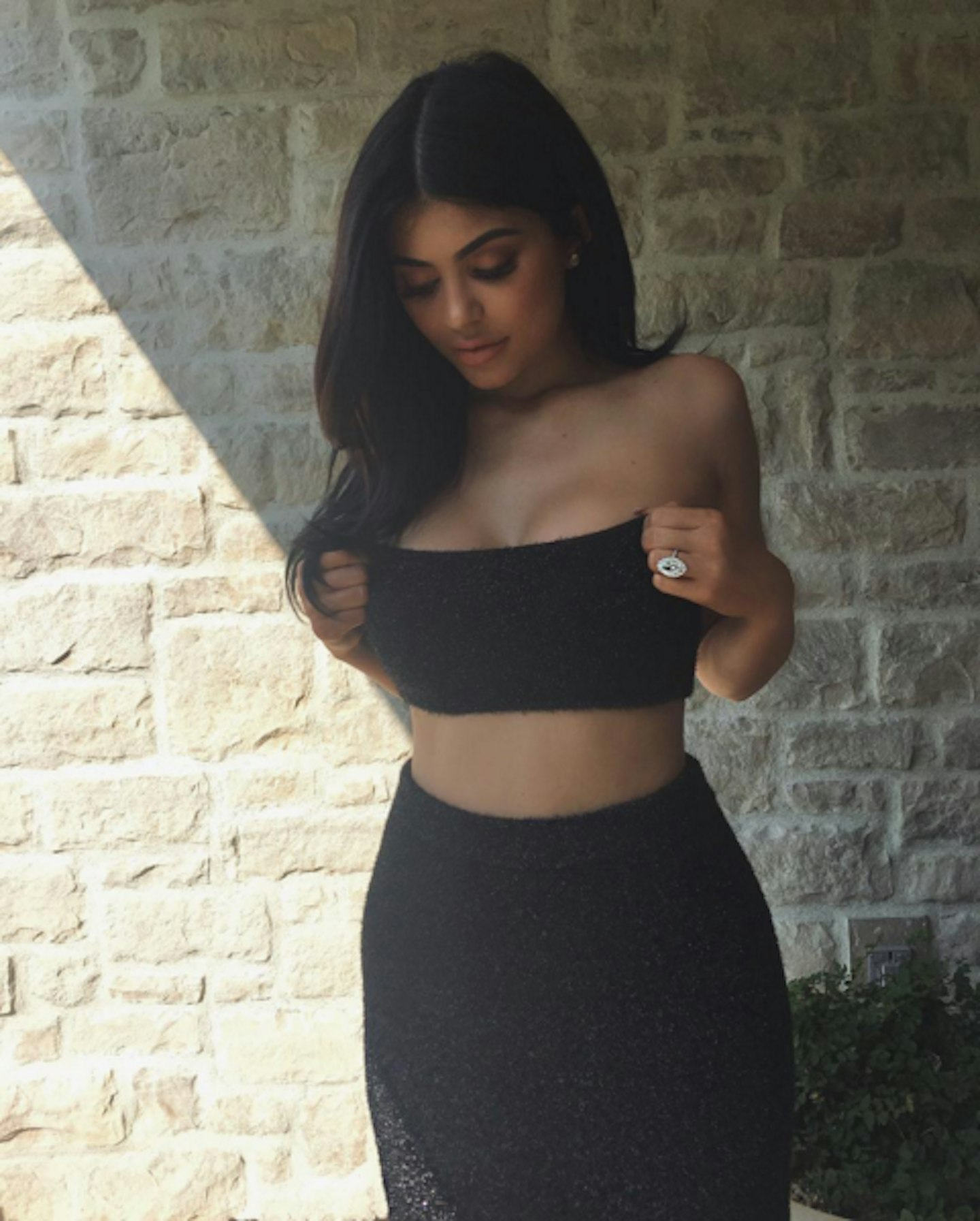 kylie jenner snapchat promise ring