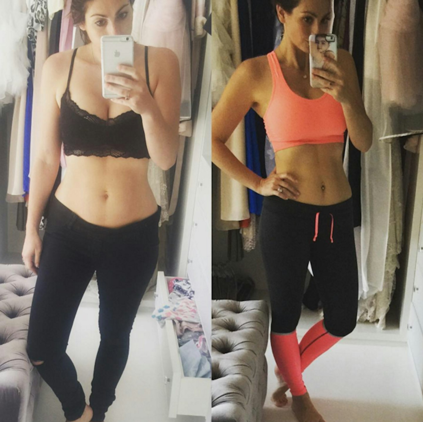 Luisa Zissman post-baby body seven weeks