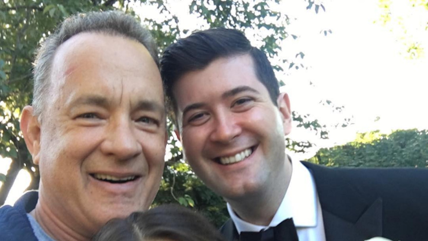 Tom Hanks crashed Elisabeth and Ryan's wedding in Central Park