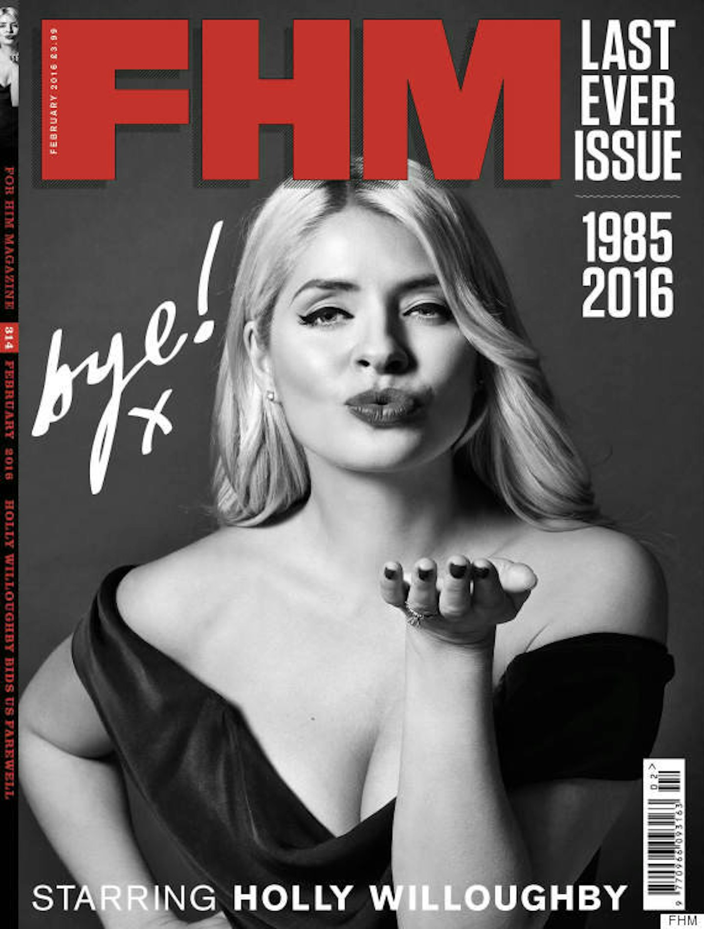 Holly Willoughby FHM cover