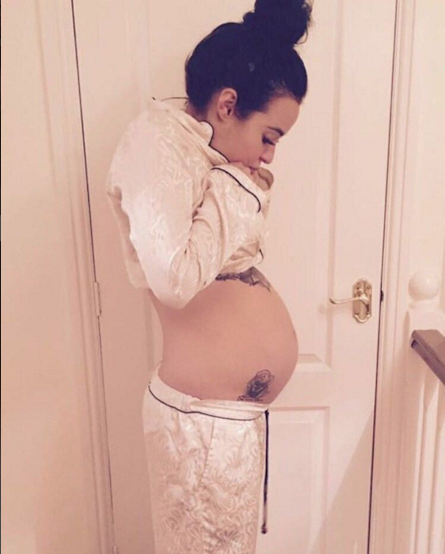 Stephanie Davis baby bump