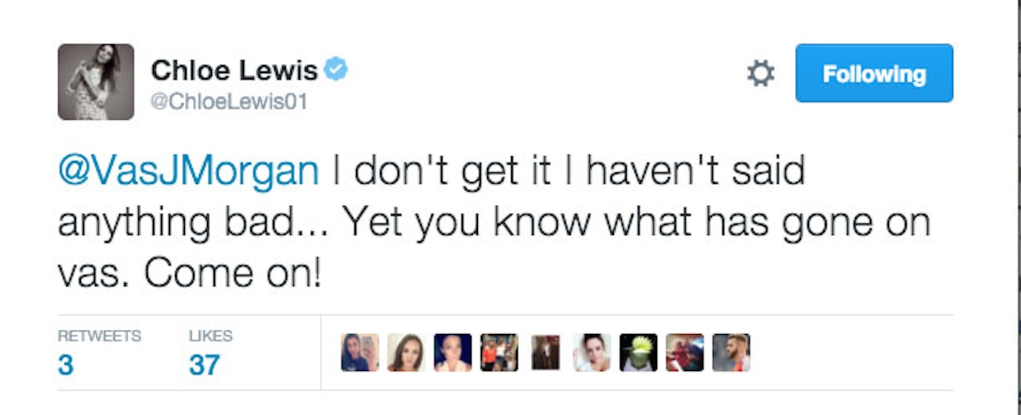 Chloe Lewis Tweets
