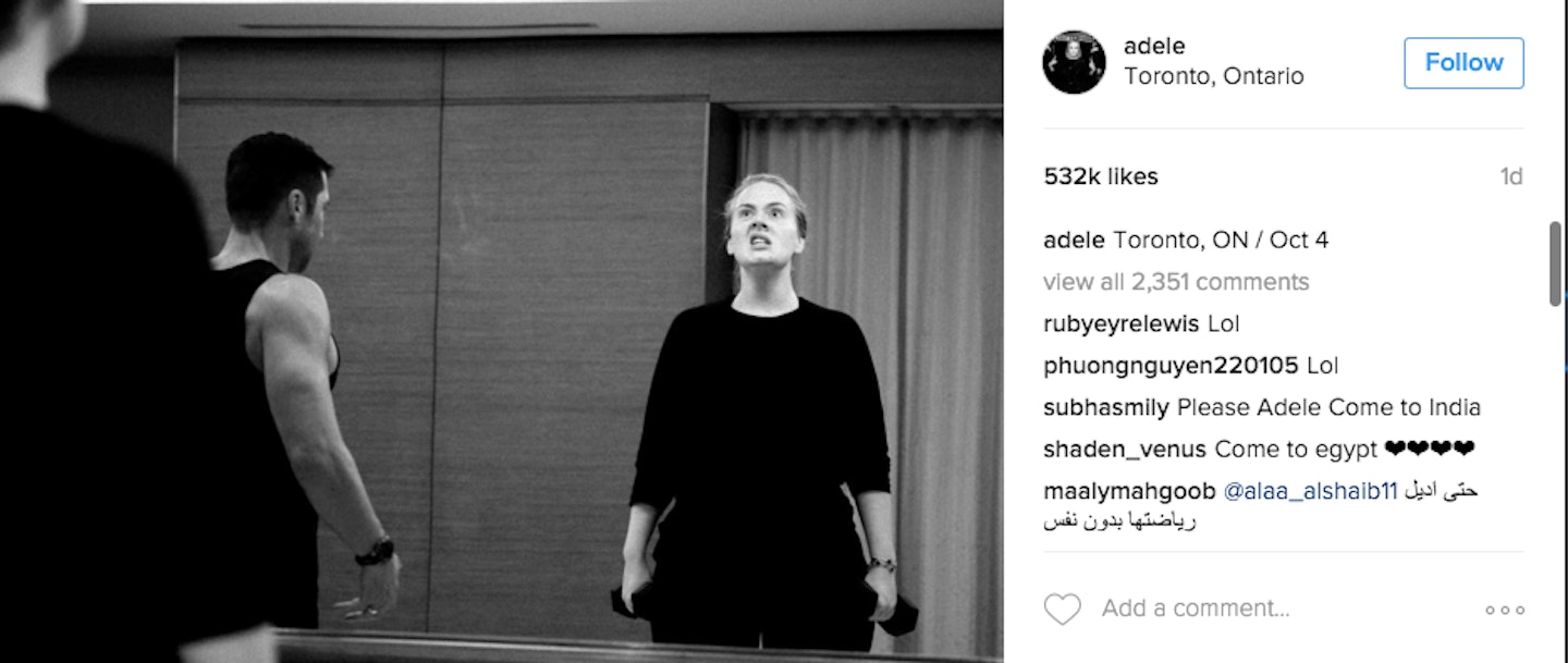 Adele's Instagram