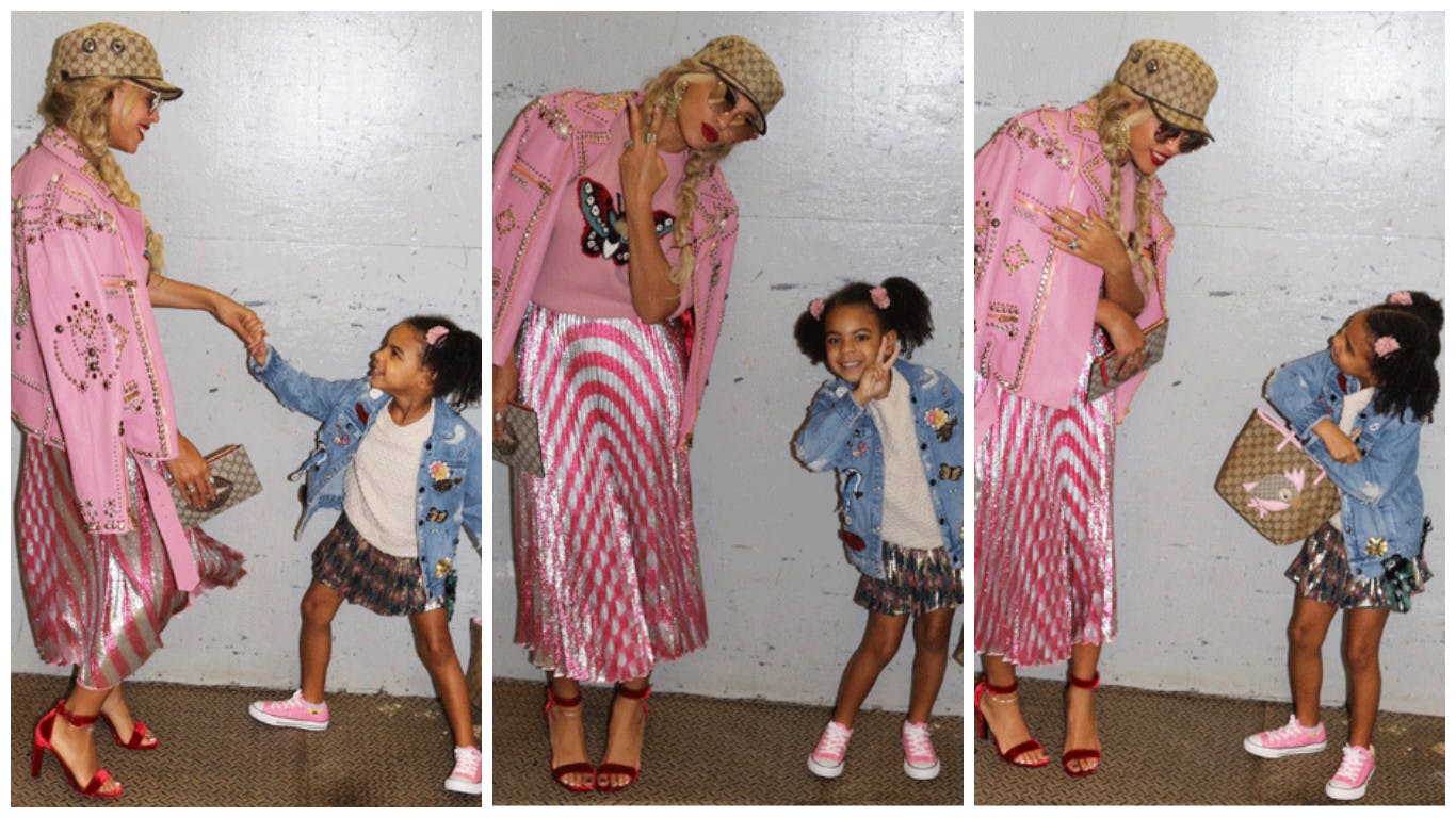 Beyoncé and Blue Ivy Share Their Secret Handshake - Grazia