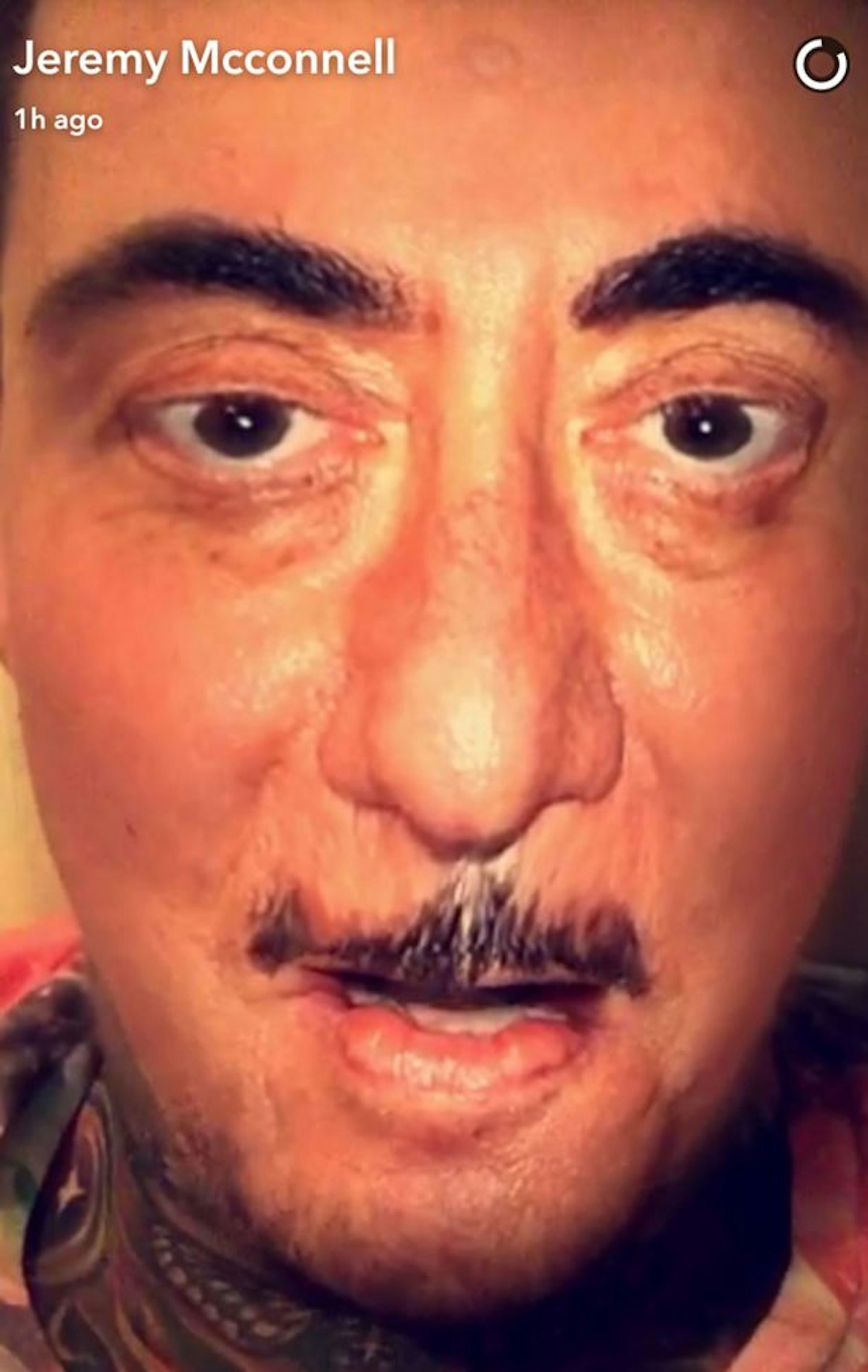 Jeremy McConnell David Gest Celebrity Big Brother Snapchat