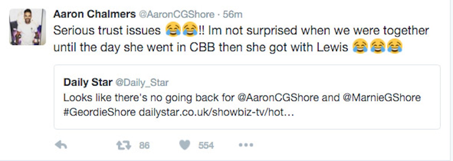 Twitter Aaron Chalmers